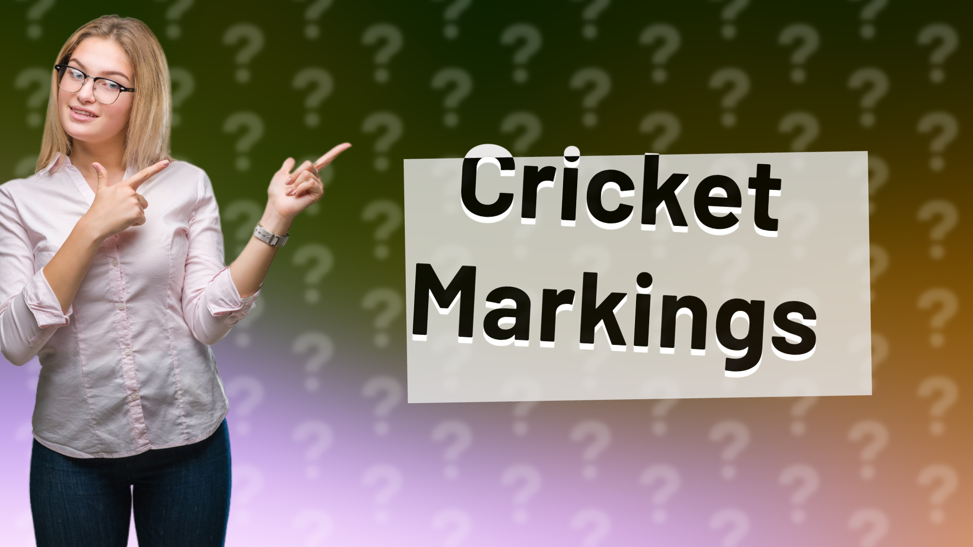 Cricket Markings