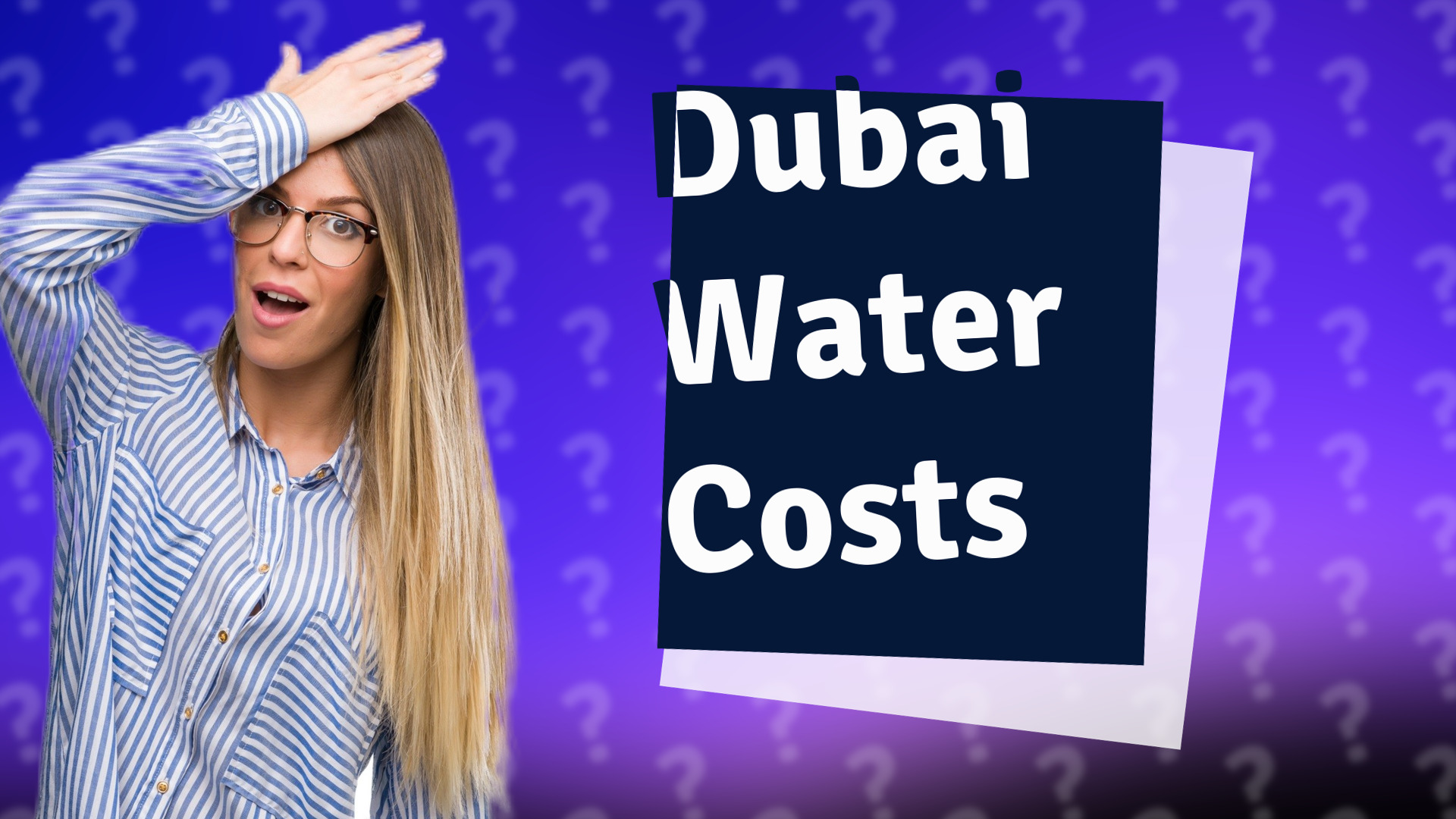Dubai Water Costs