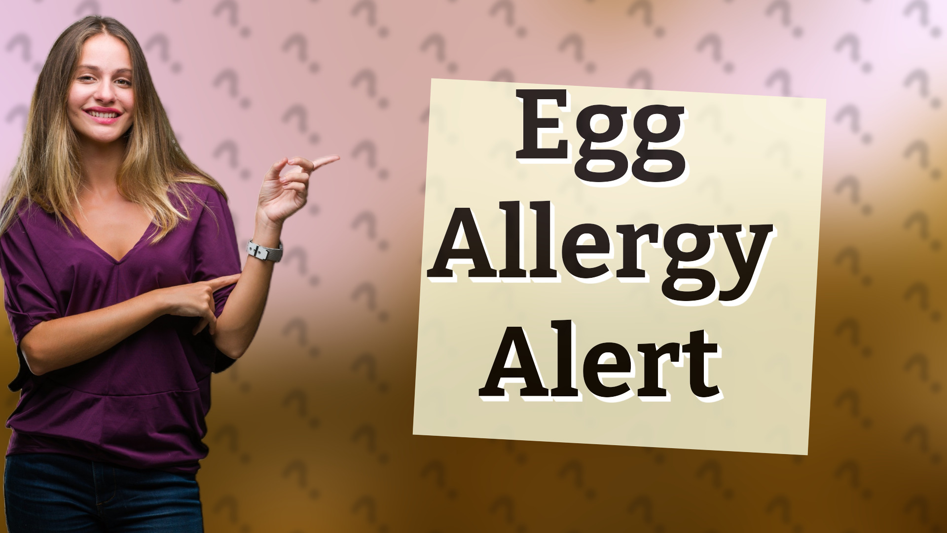 Egg Allergy Alert
