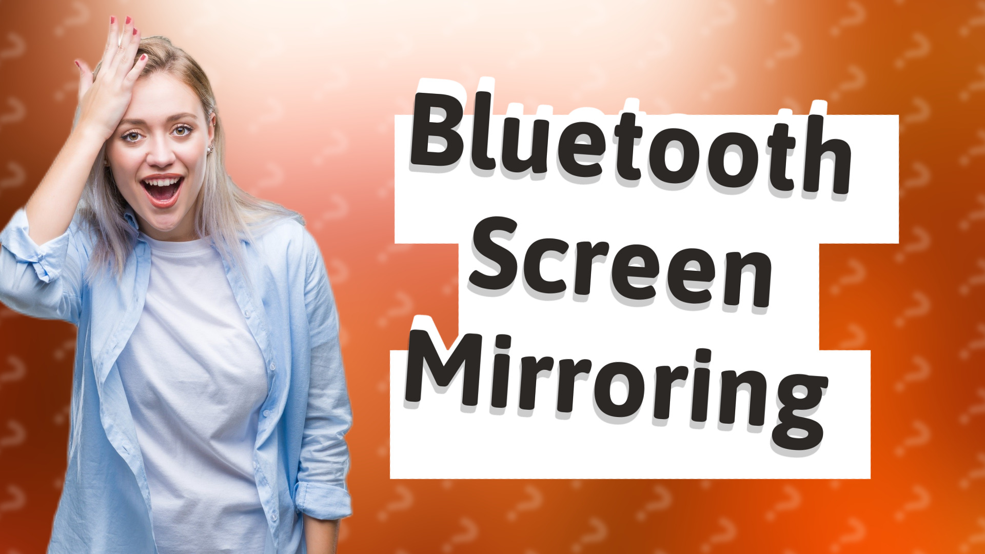 Bluetooth Screen Mirroring