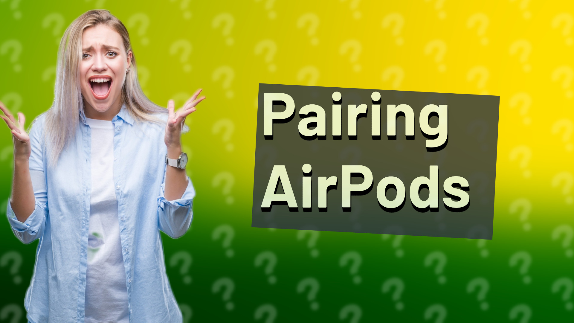 Pairing AirPods