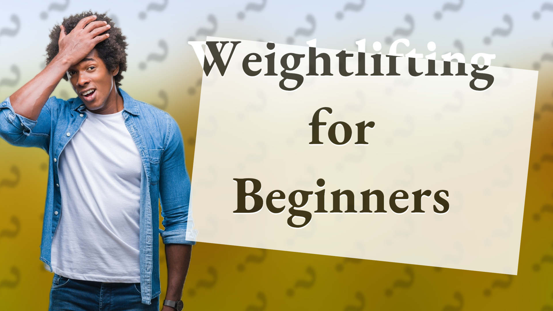 Weightlifting for Beginners