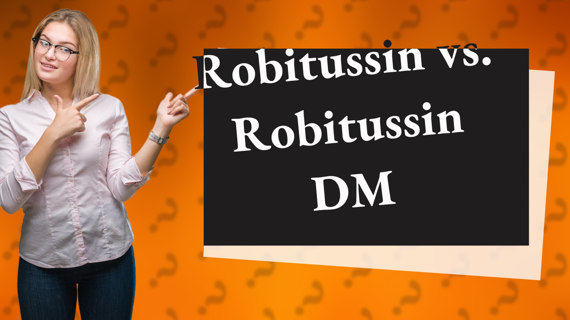 Robitussin vs. Robitussin DM
