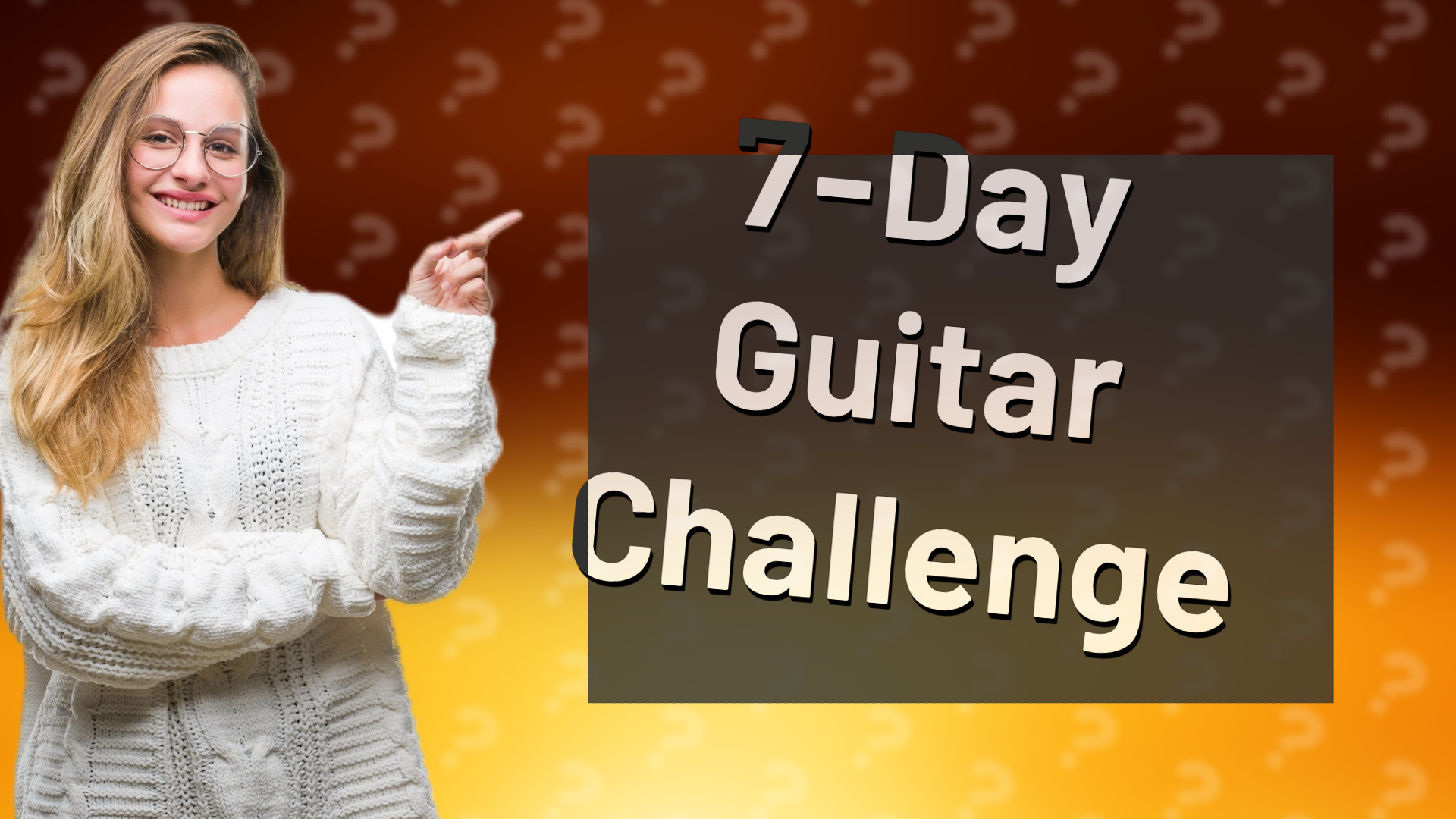 7-Day Guitar Challenge