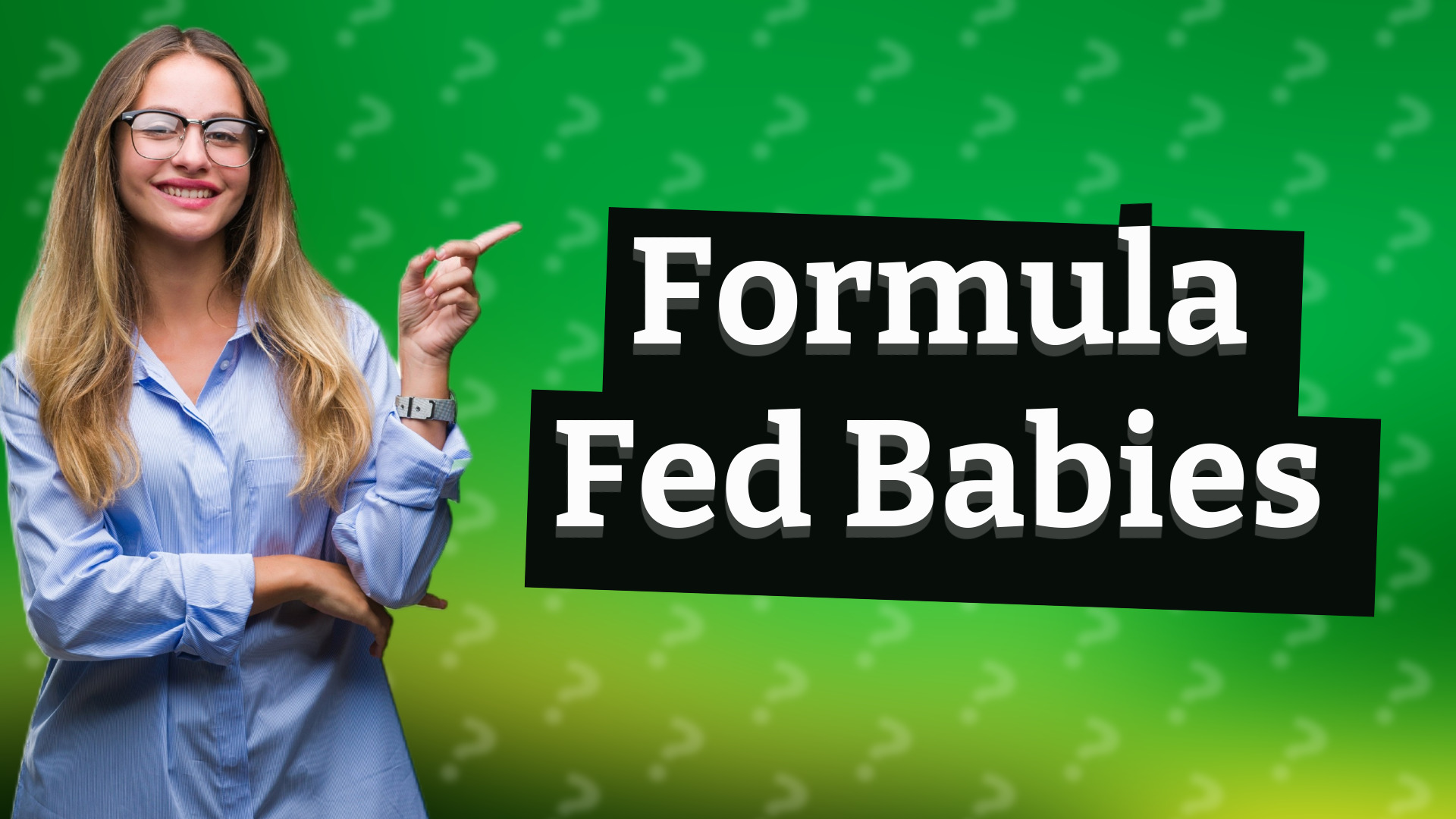 Formula Fed Babies
