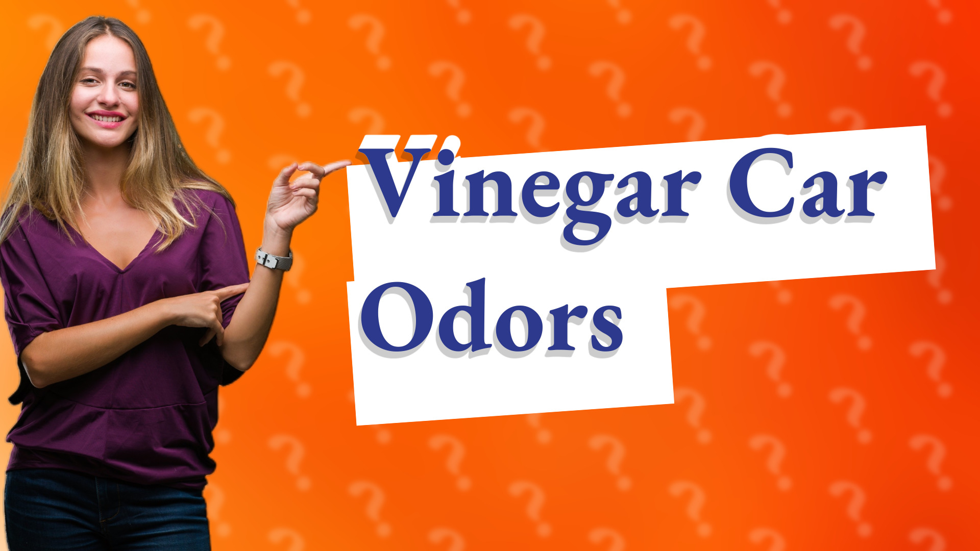 Vinegar Car Odors
