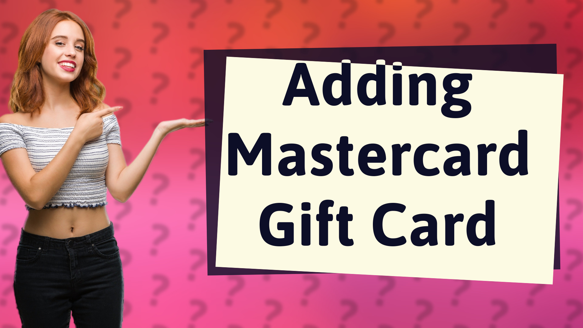Adding Mastercard Gift Card