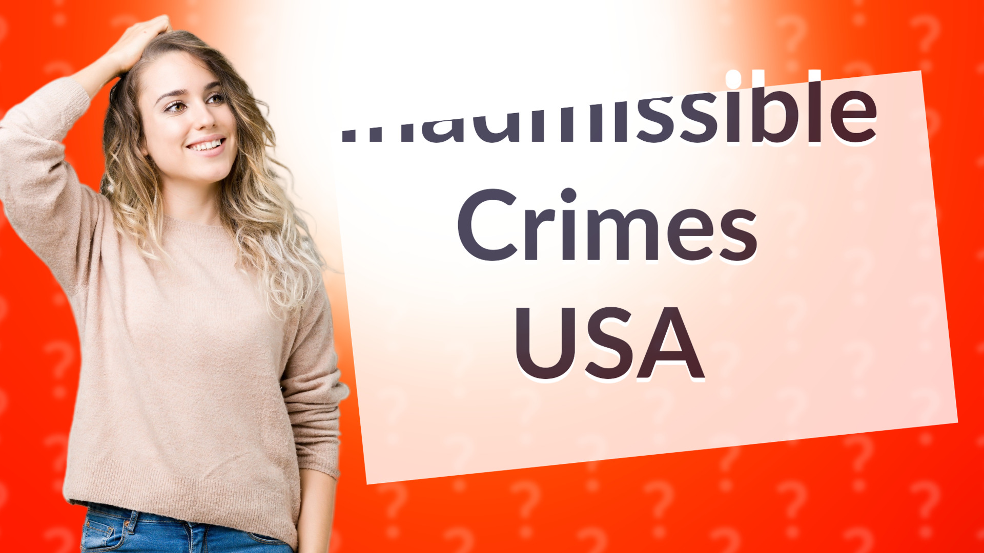Inadmissible Crimes USA