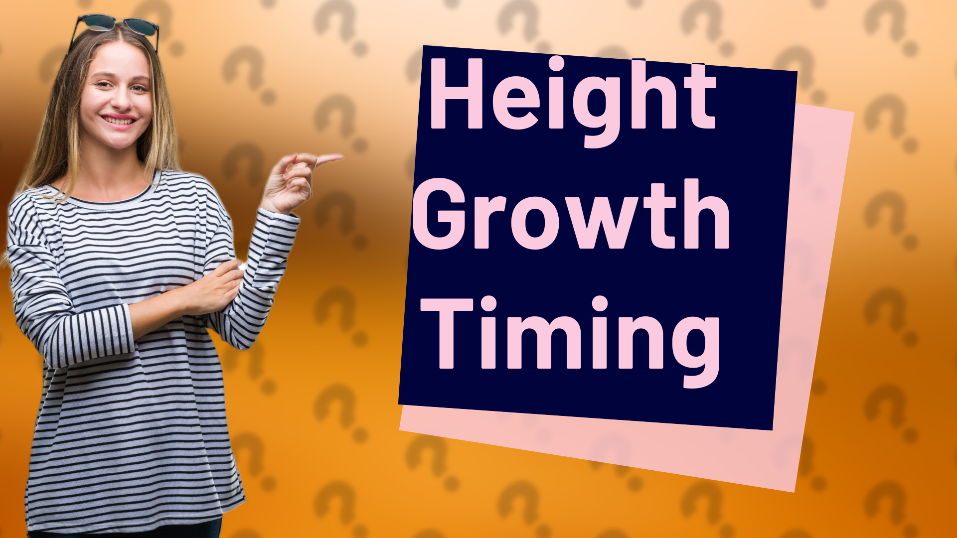 Height Growth Timing