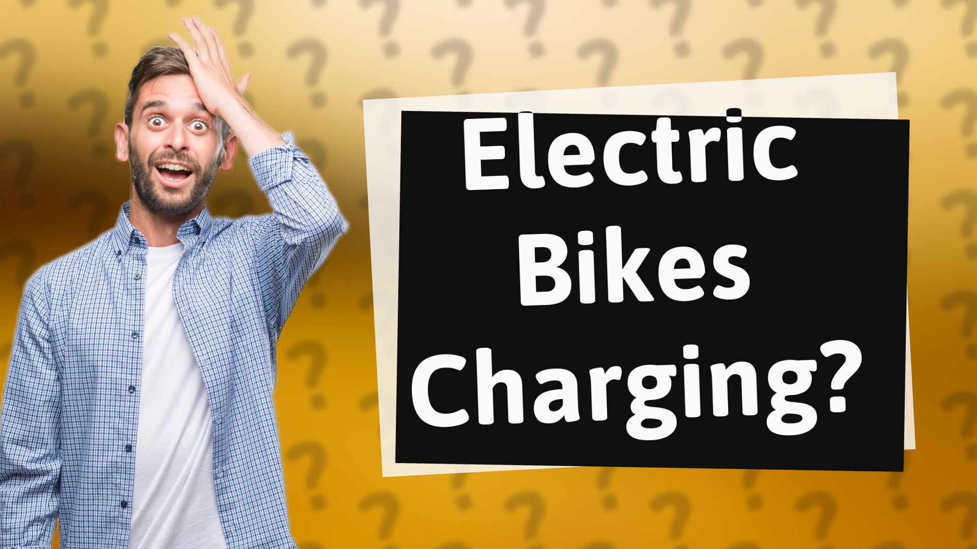 Electric Bikes Charging?