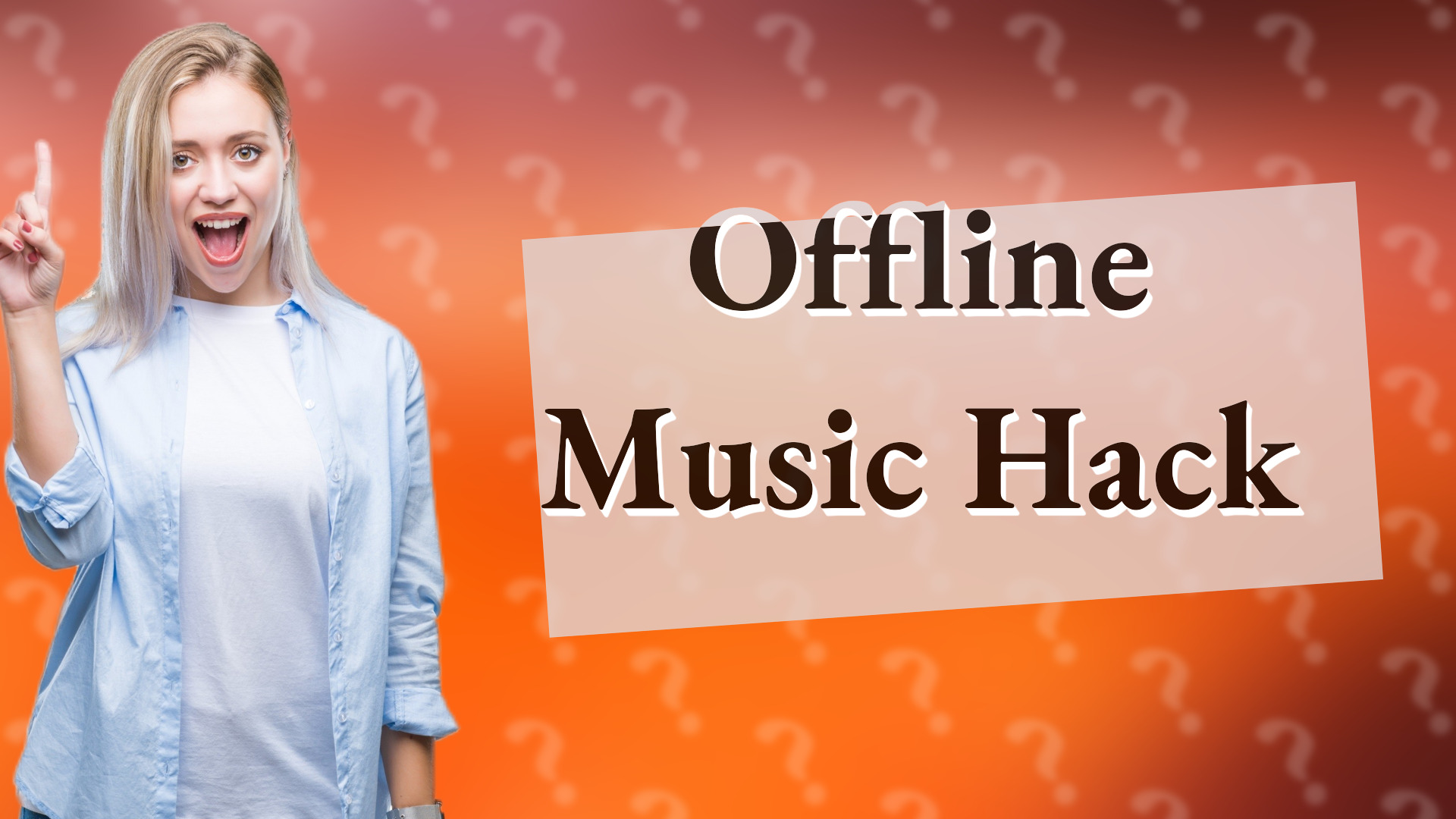 Offline Music Hack