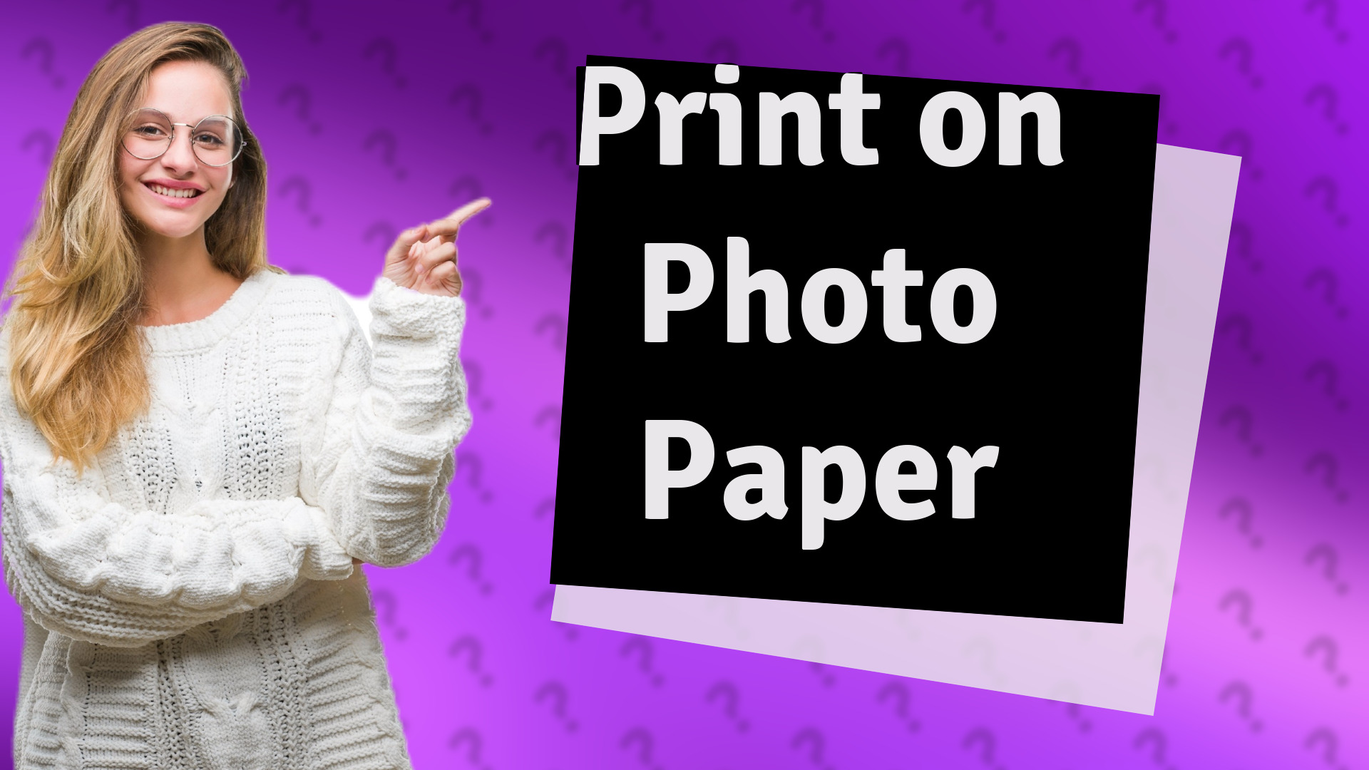 Print on Photo Paper