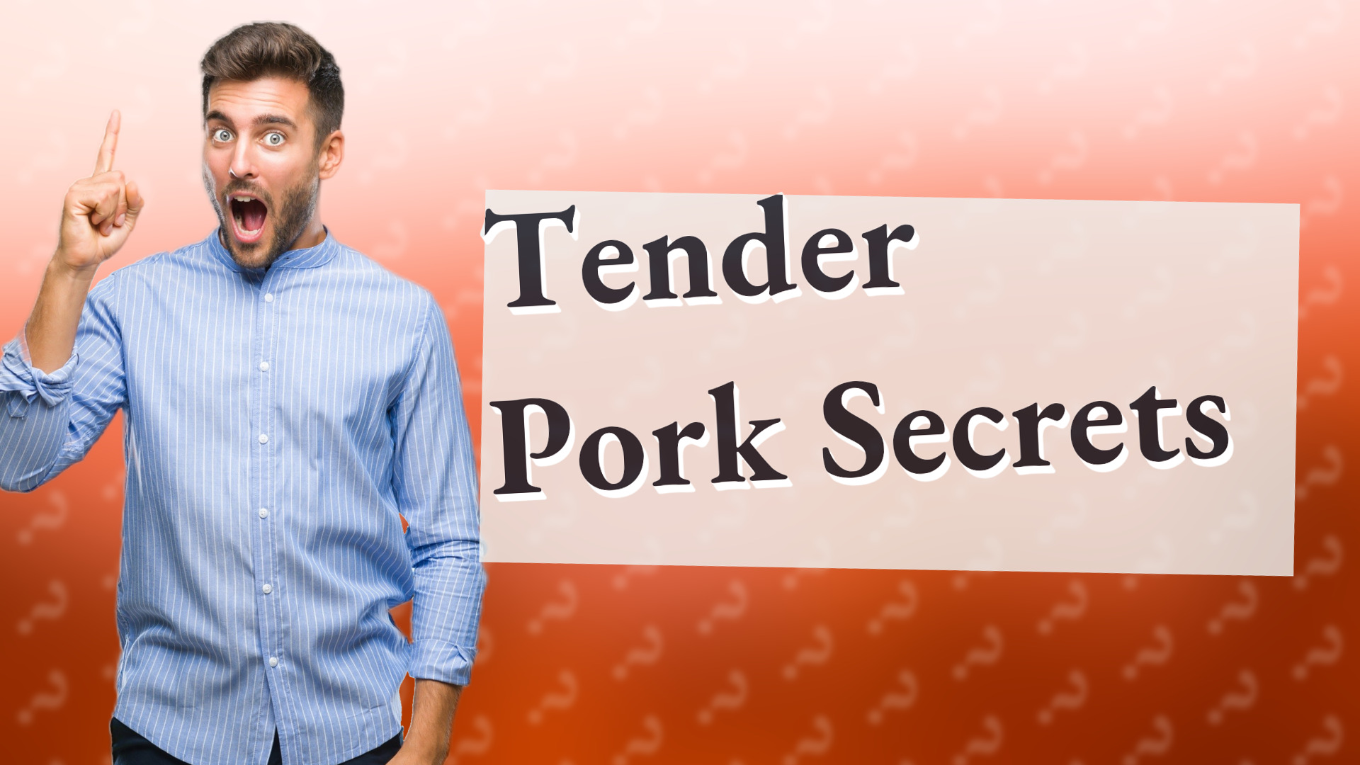 Tender Pork Secrets