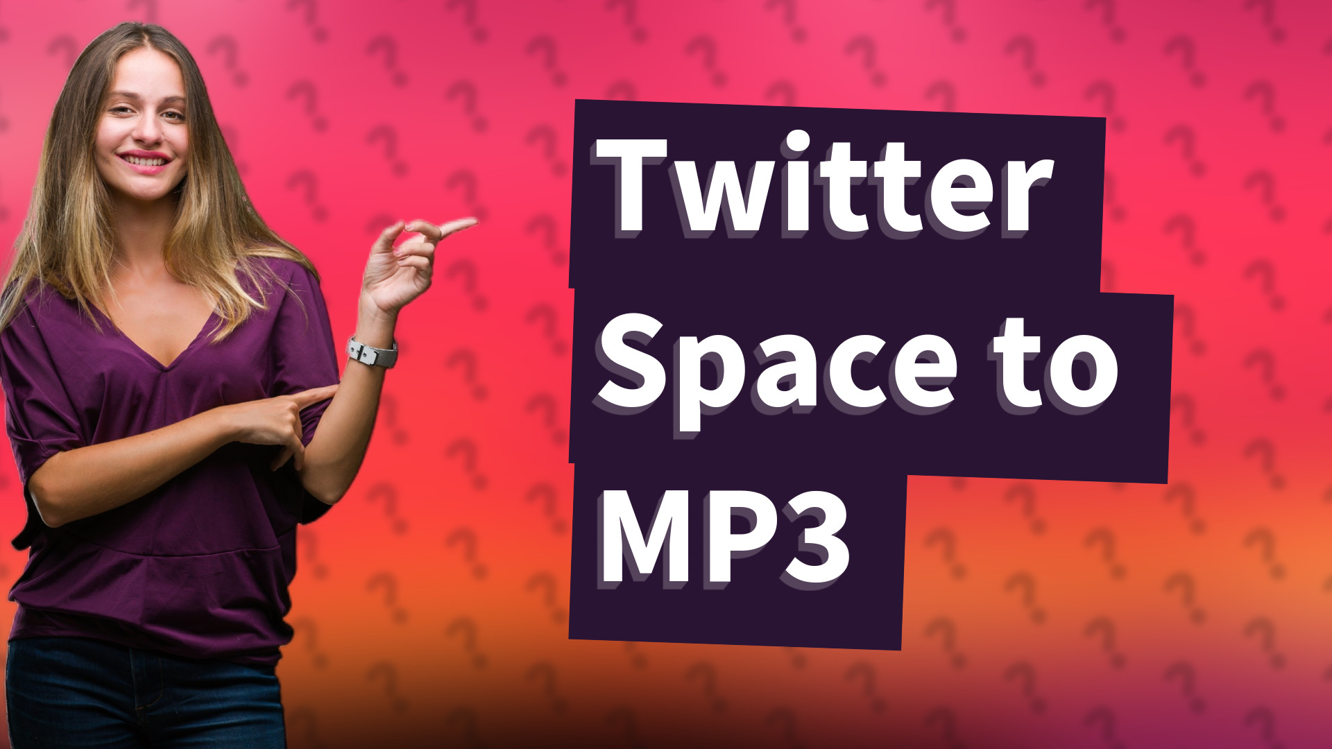Twitter Space to MP3