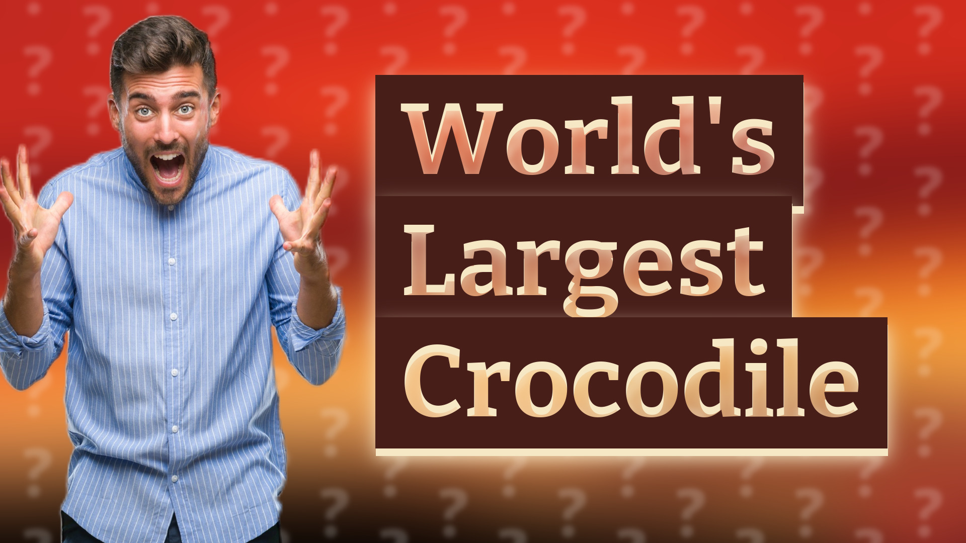 World's Largest Crocodile