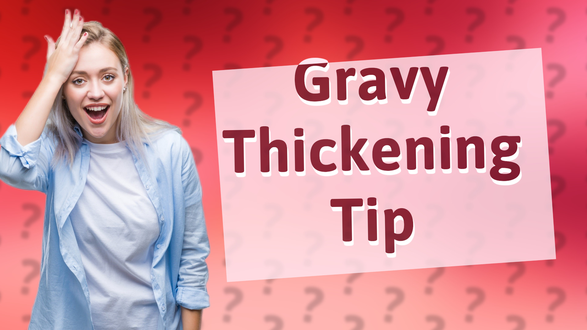 Gravy Thickening Tip