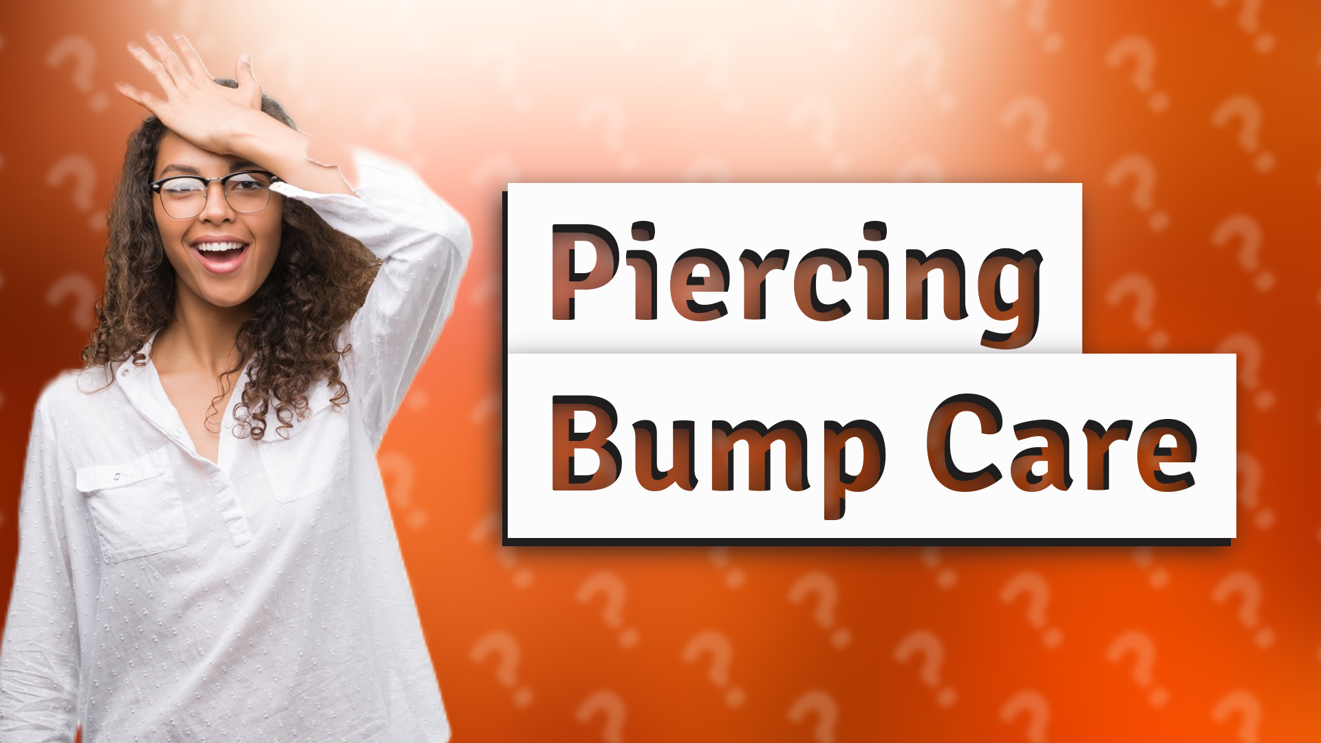 Piercing Bump Care