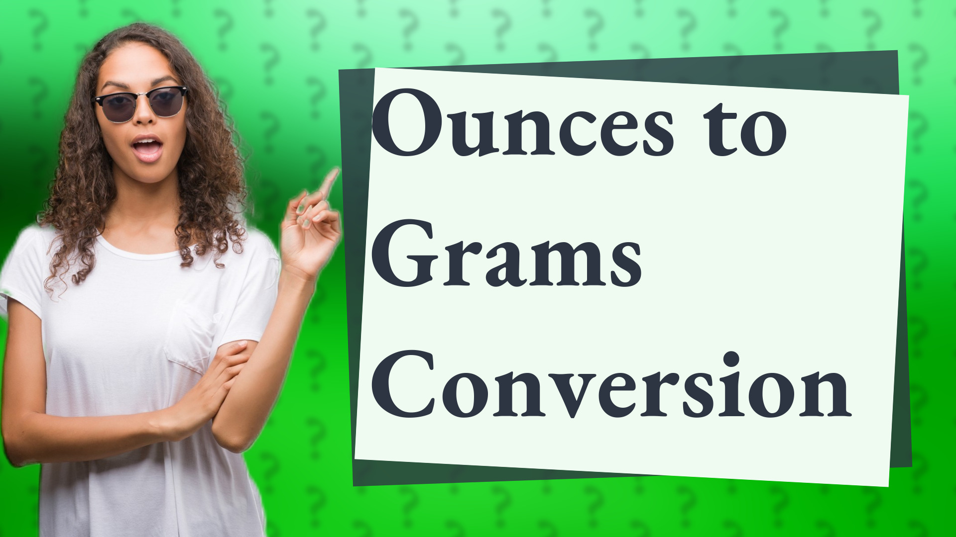 Ounces to Grams Conversion