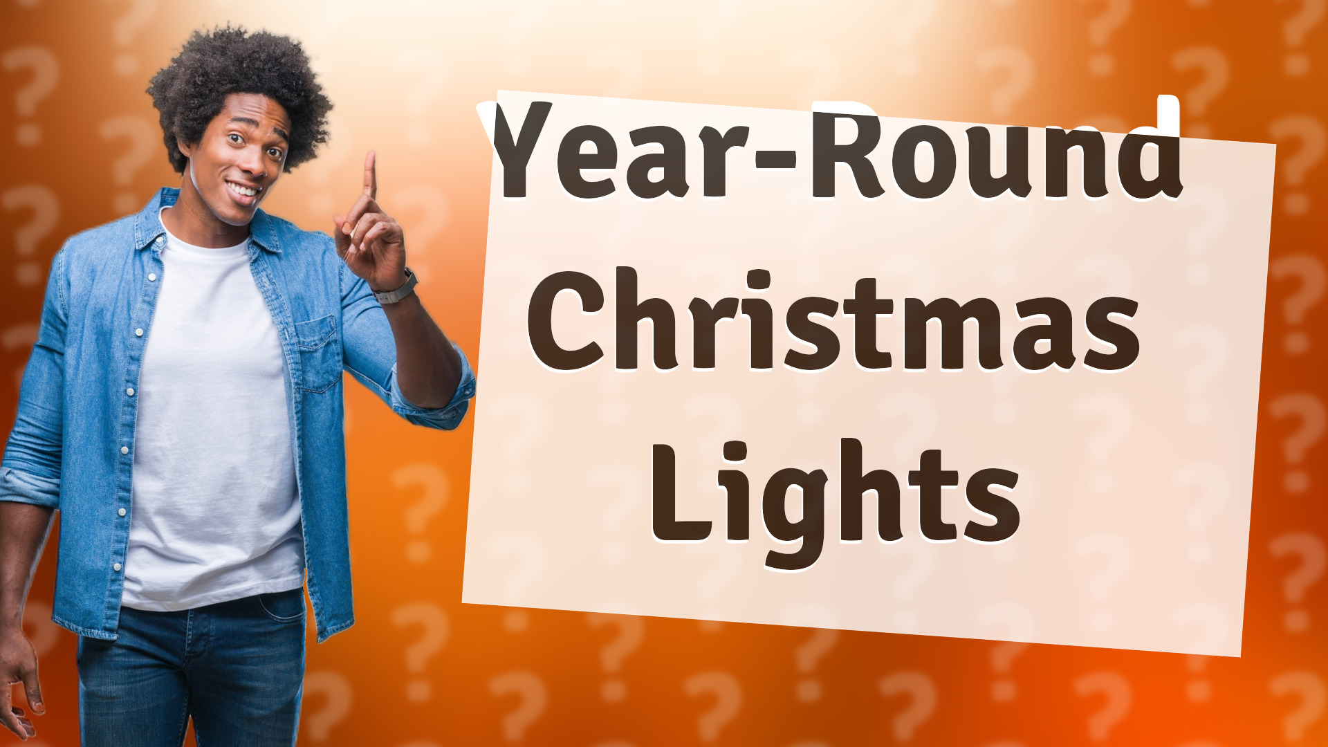 Year-Round Christmas Lights