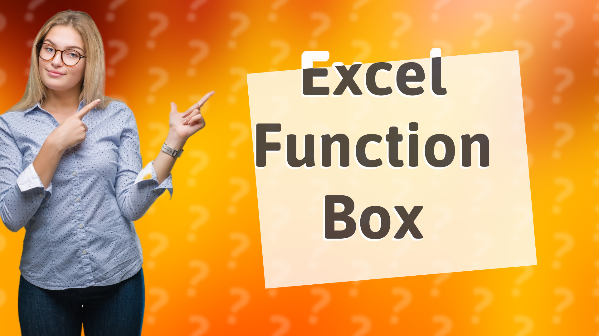 Excel Function Box