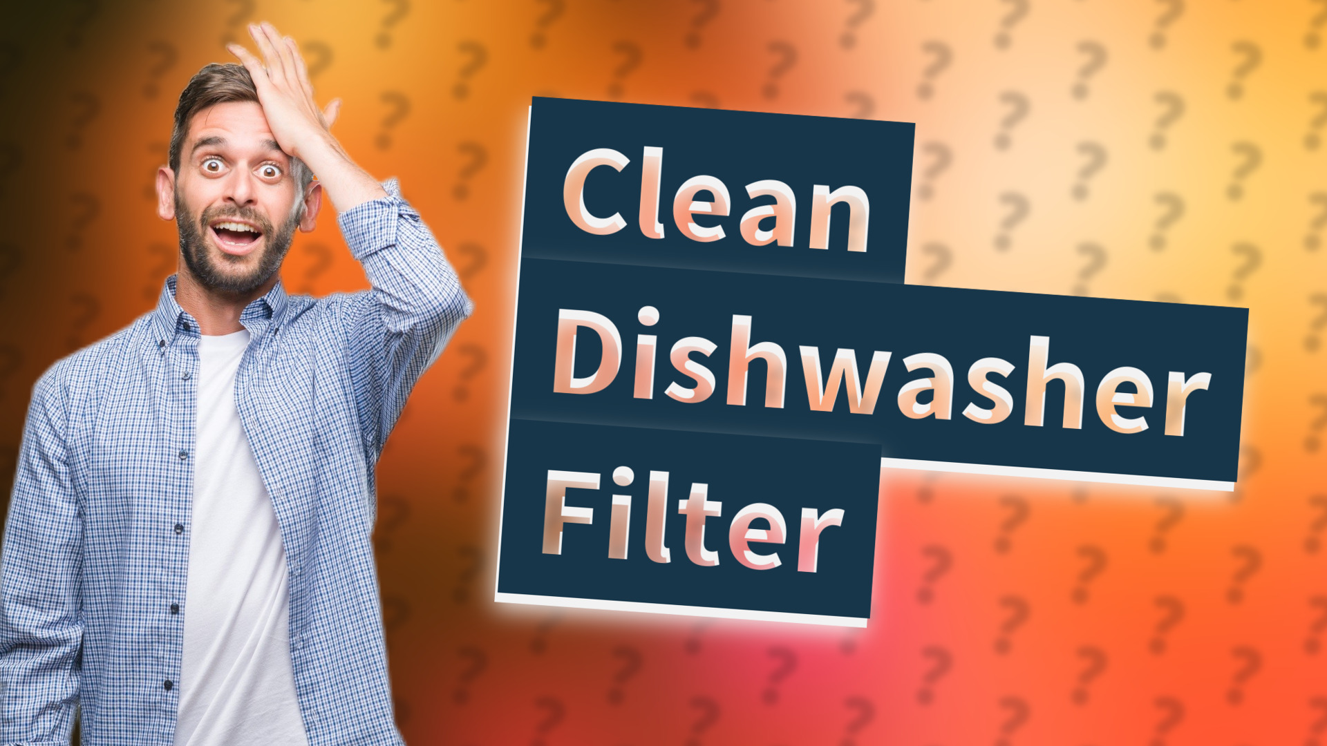 Clean Dishwasher Filter