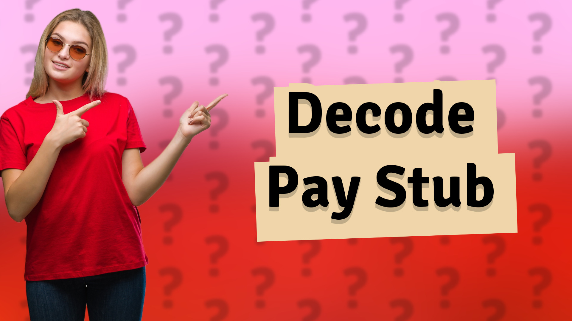 Decode Pay Stub