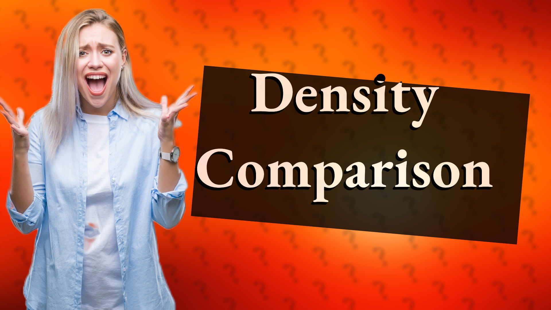 Density Comparison