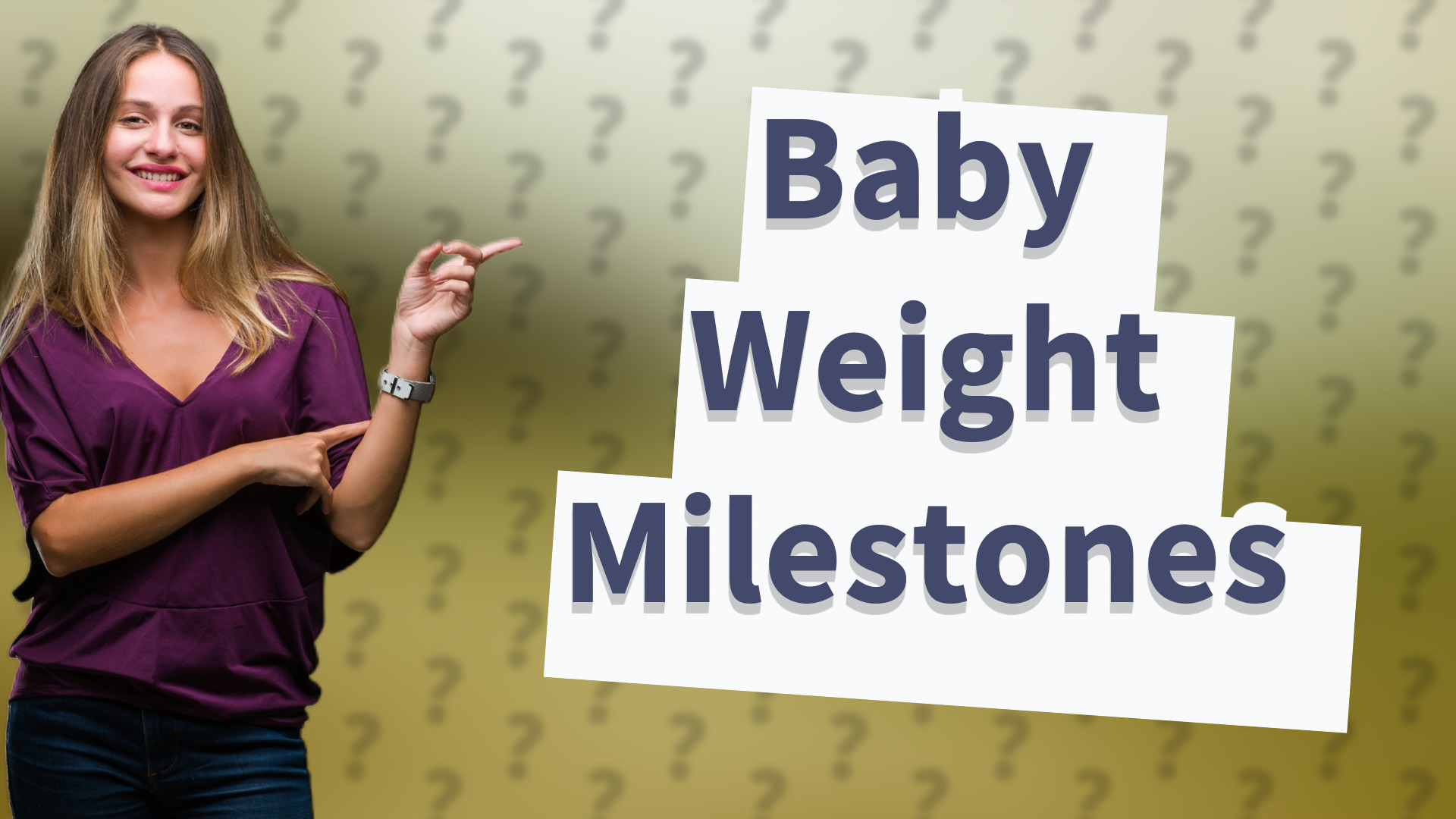 Baby Weight Milestones