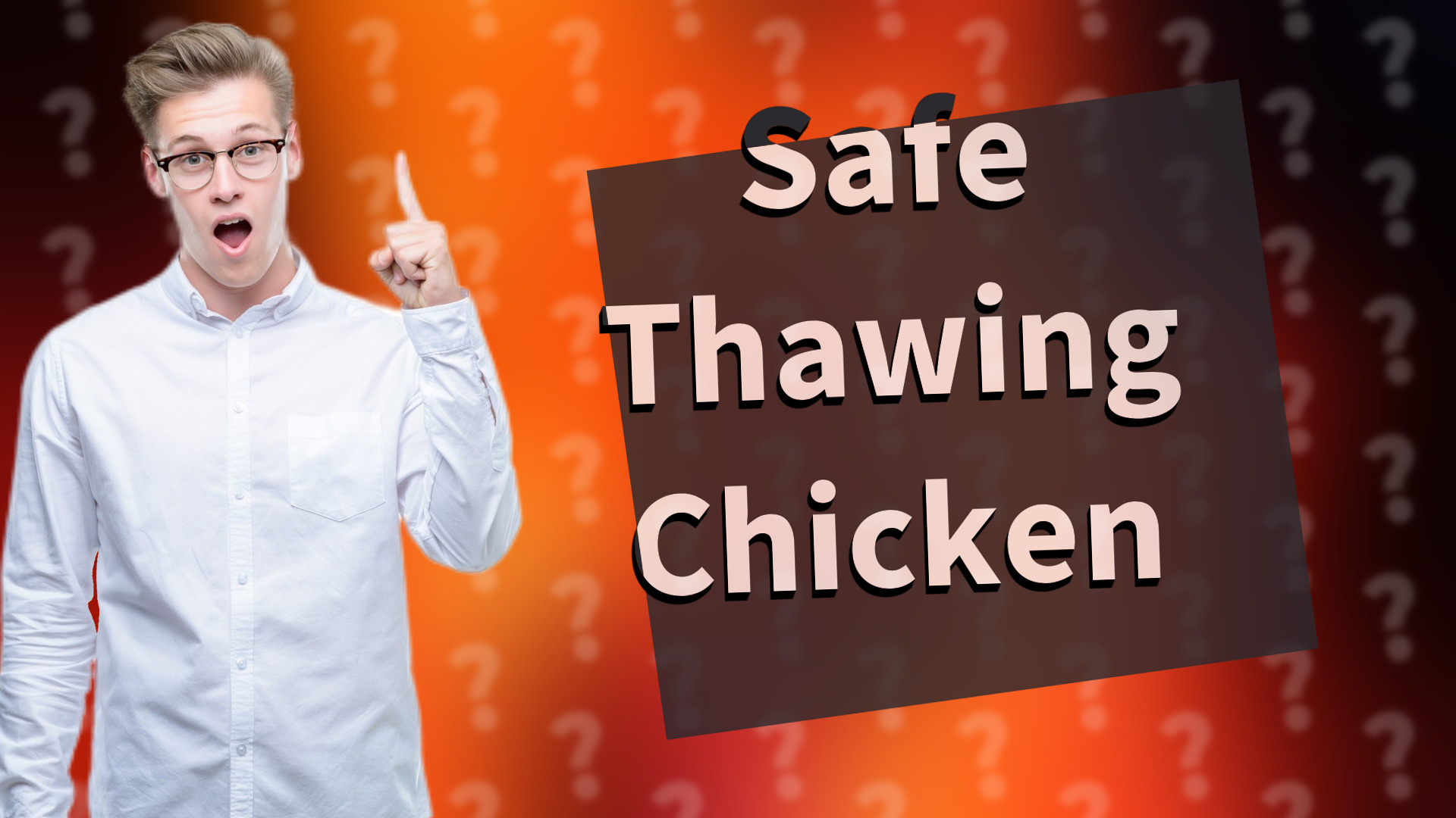 Safe Thawing Chicken