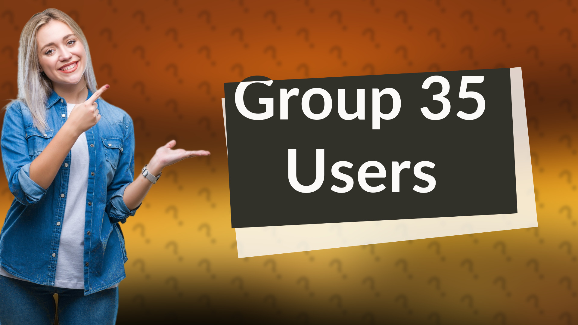 Group 35 Users