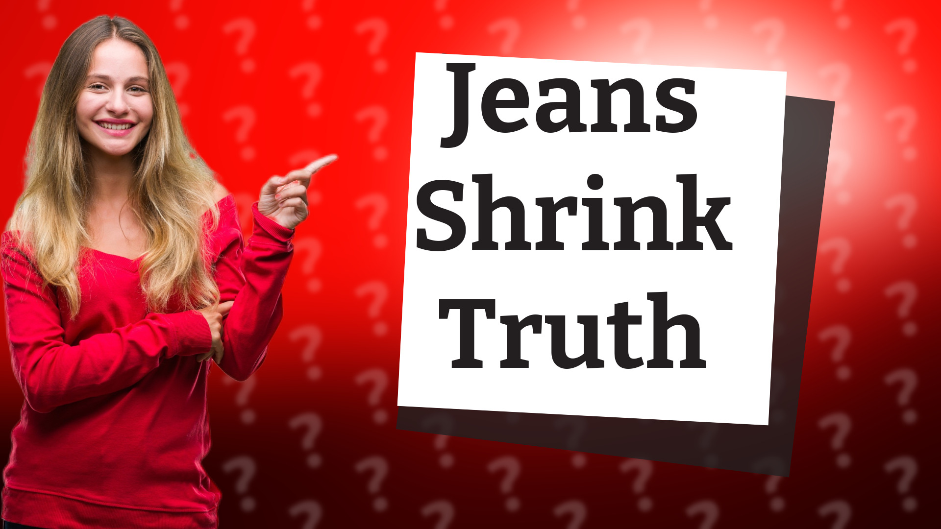 Jeans Shrink Truth