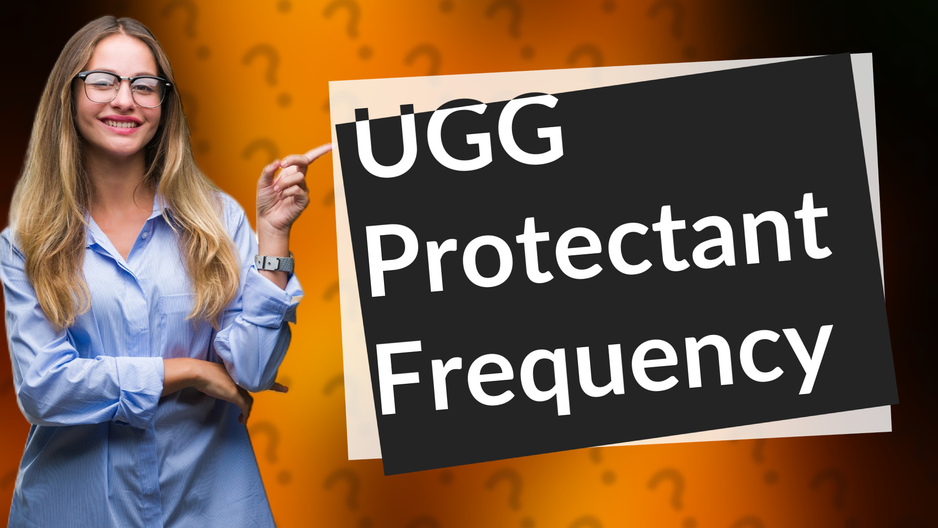 UGG Protectant Frequency