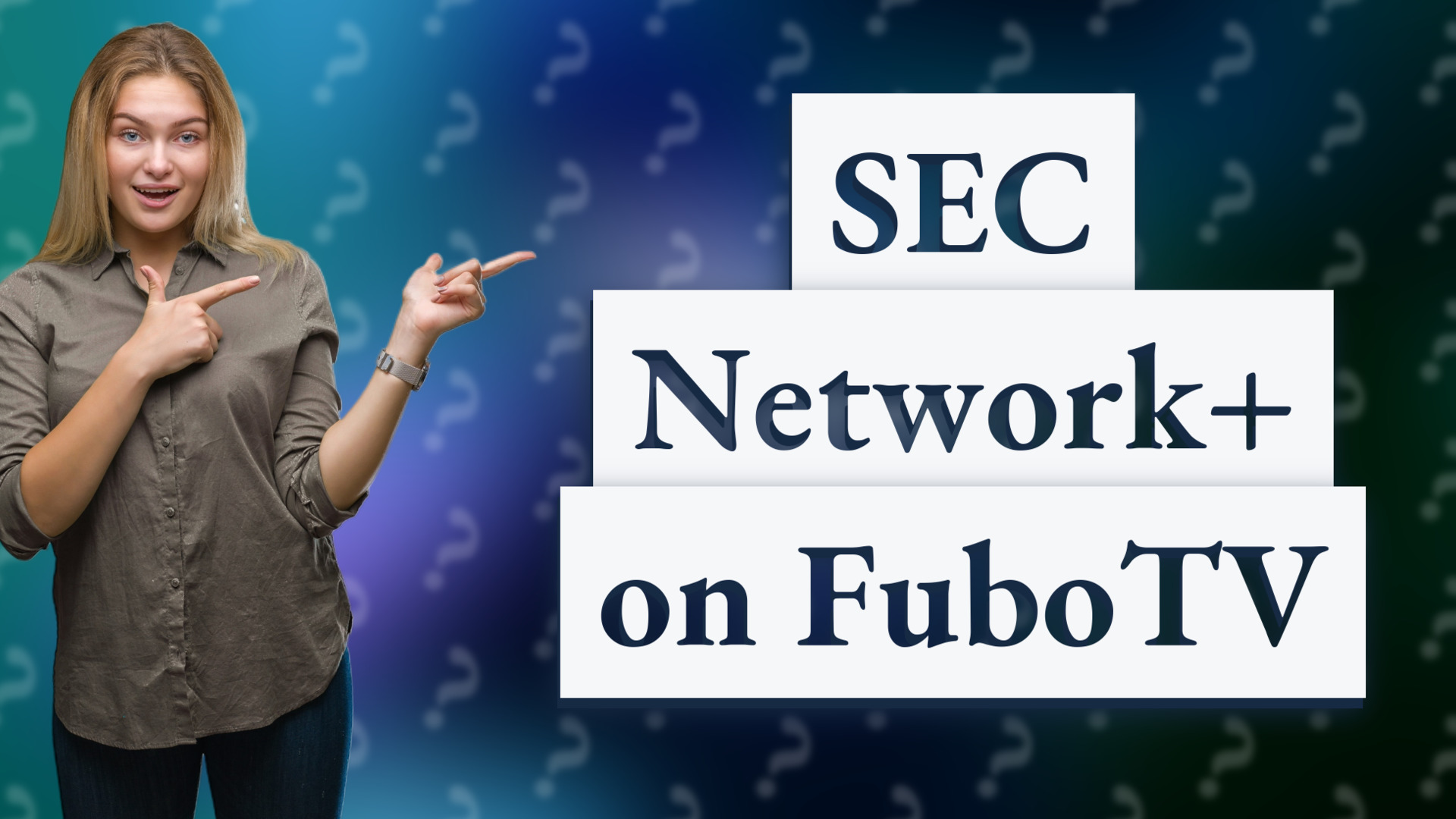 SEC Network+ on FuboTV