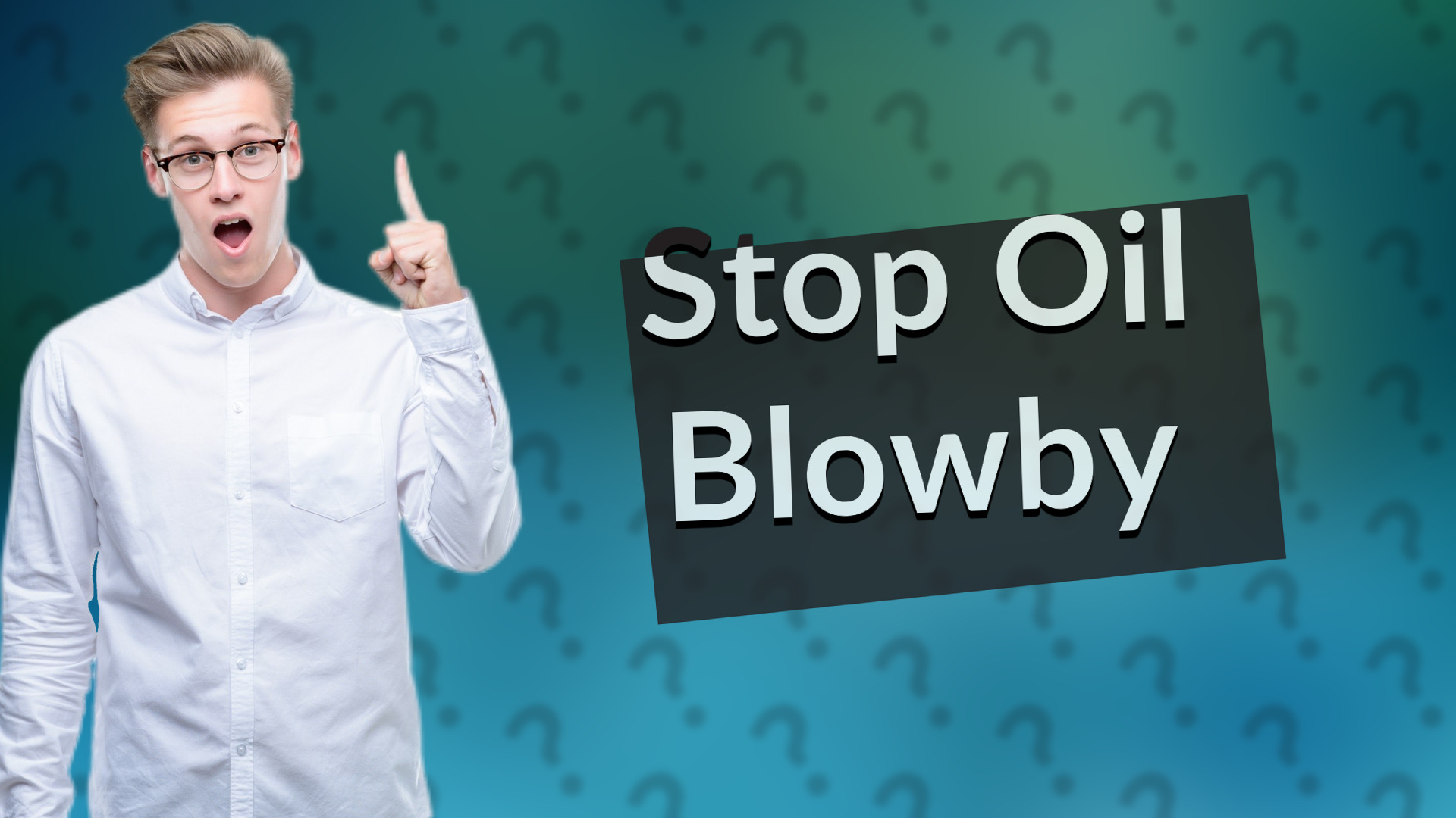 Stop Oil Blowby