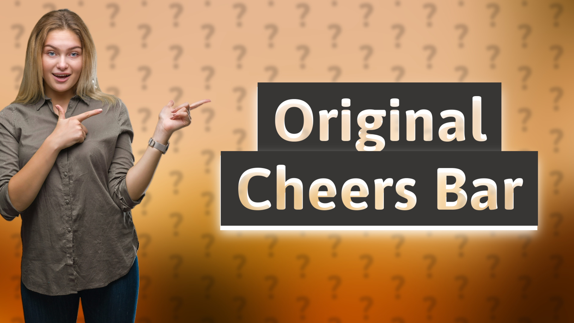 Original Cheers Bar