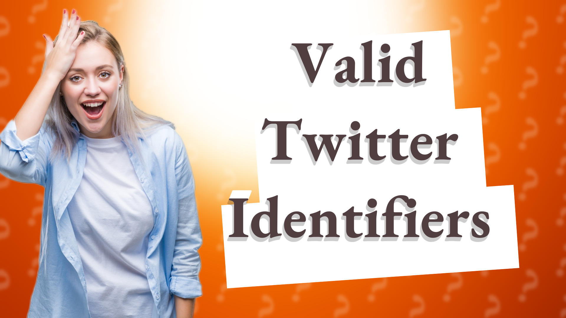 Valid Twitter Identifiers