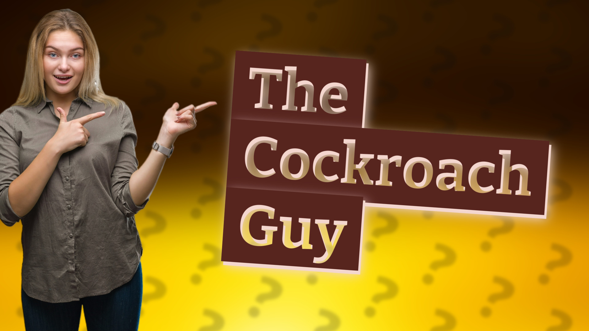 The Cockroach Guy