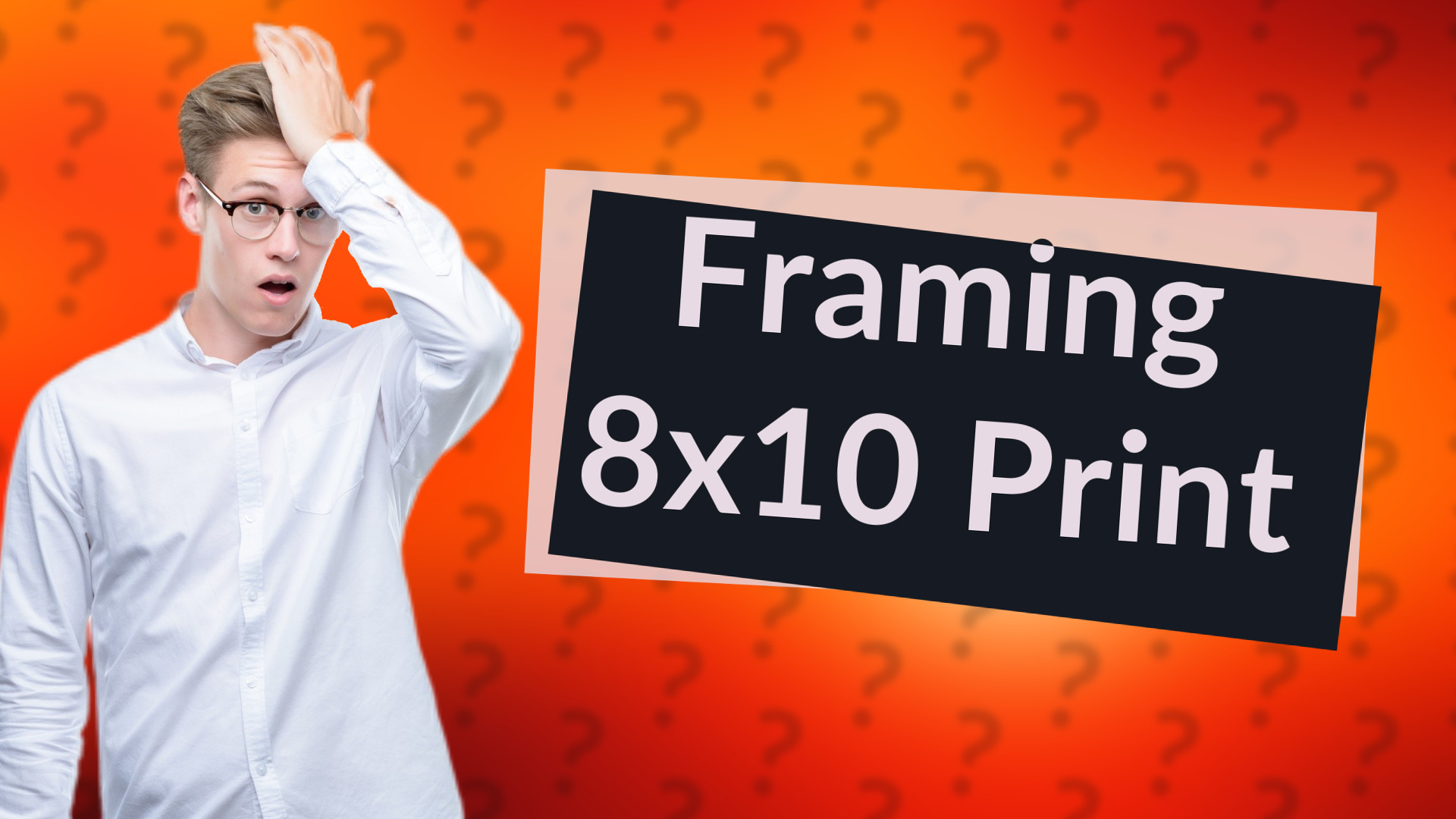 Framing 8x10 Print