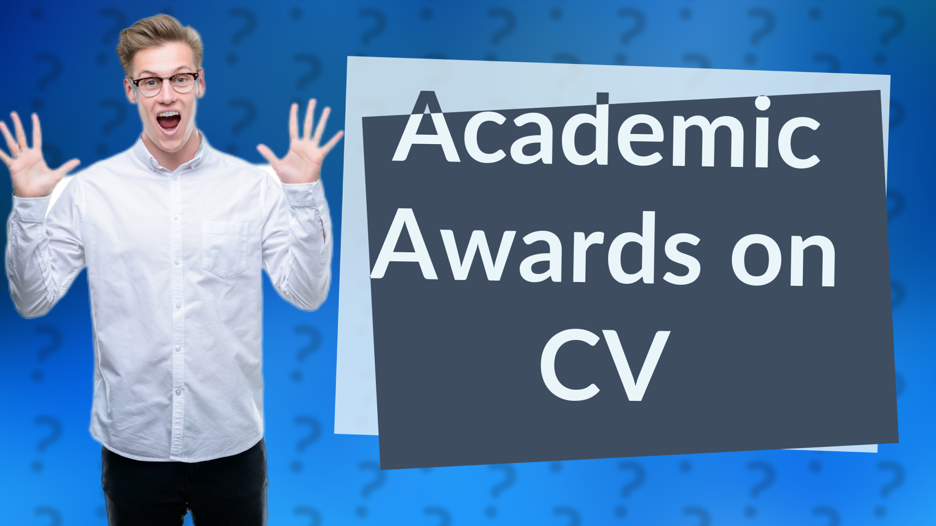 Academic Awards on CV