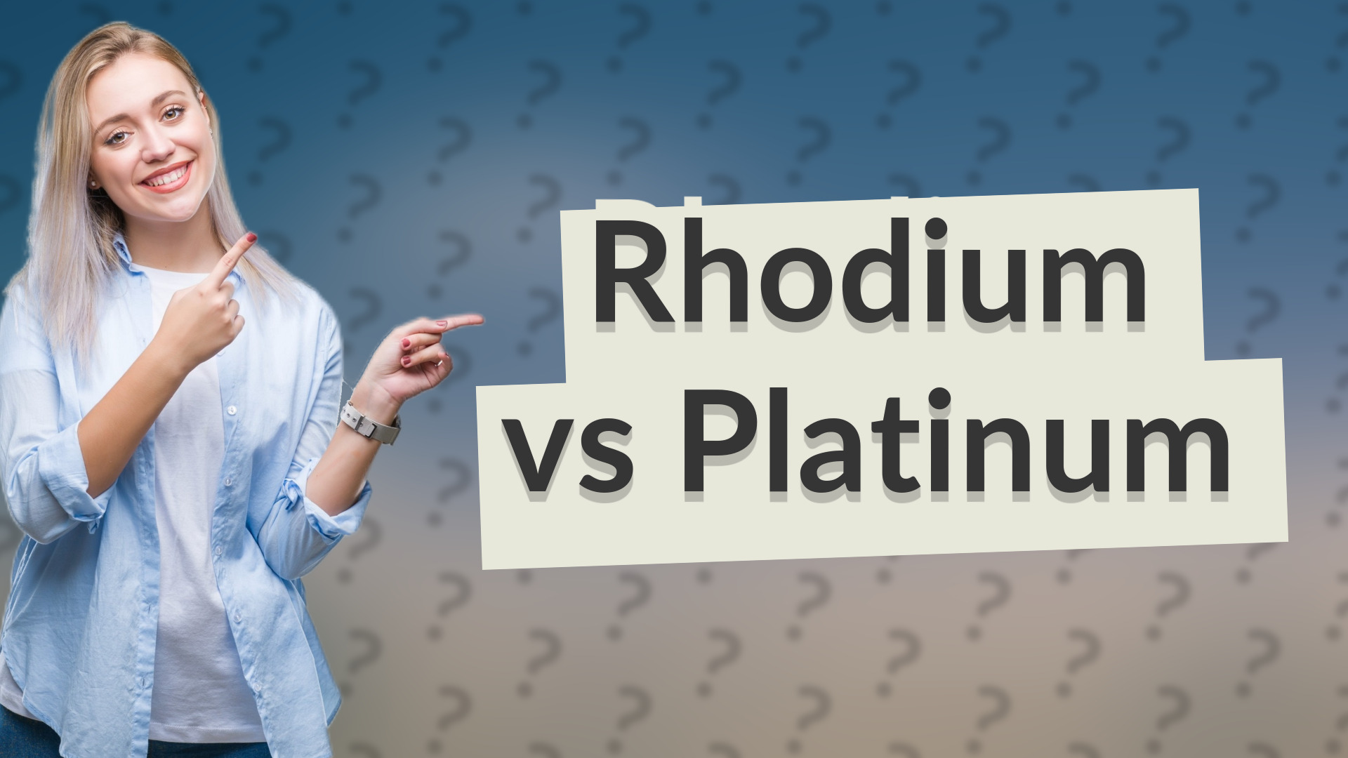 Rhodium vs Platinum
