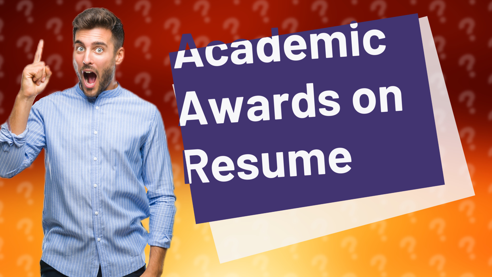Academic Awards on Resume