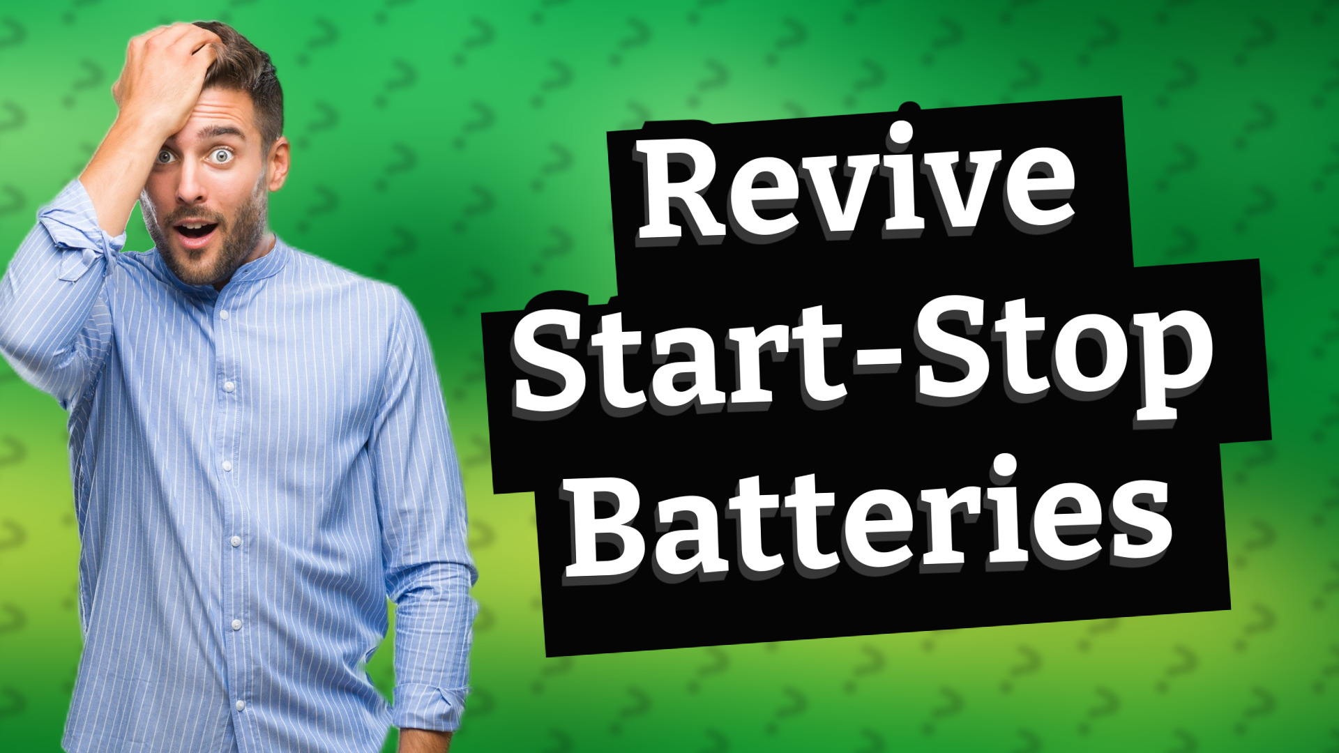 Revive Start-Stop Batteries