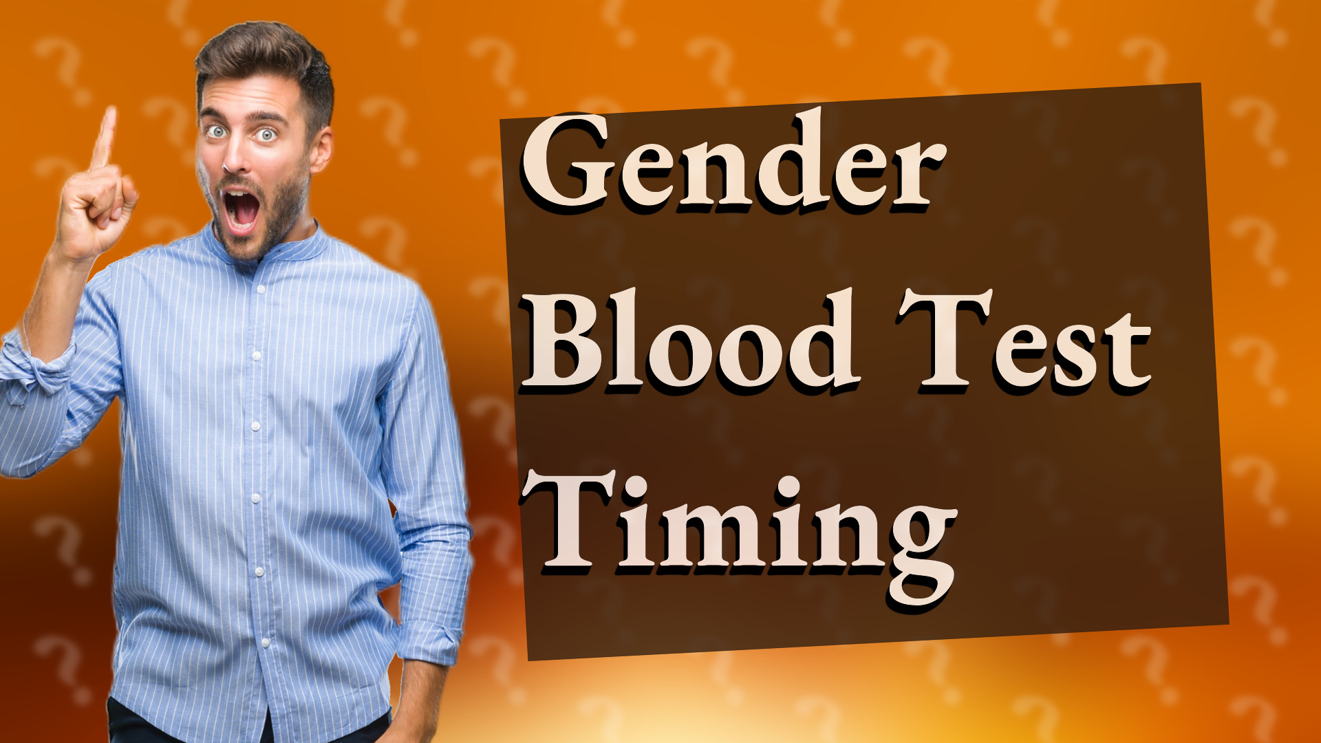 Gender Blood Test Timing