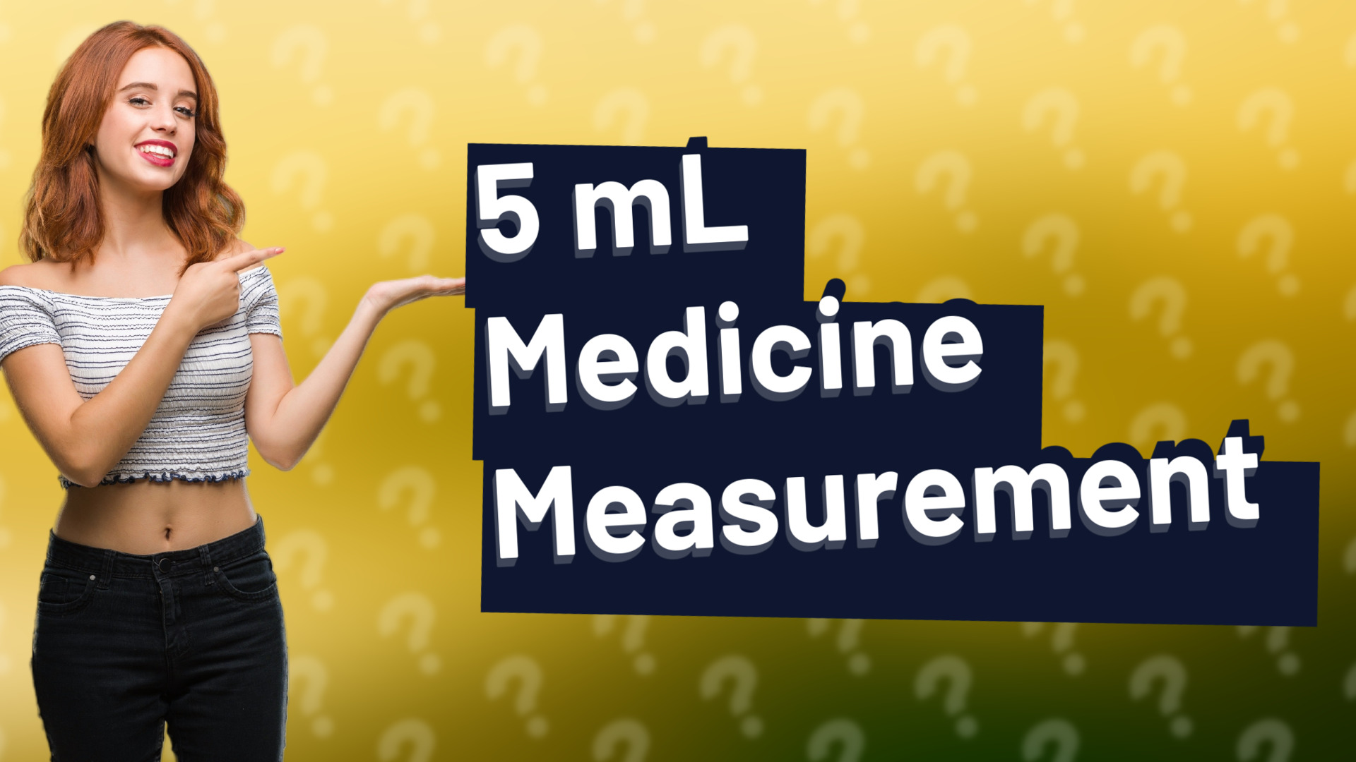 5 mL Medicine Measurement