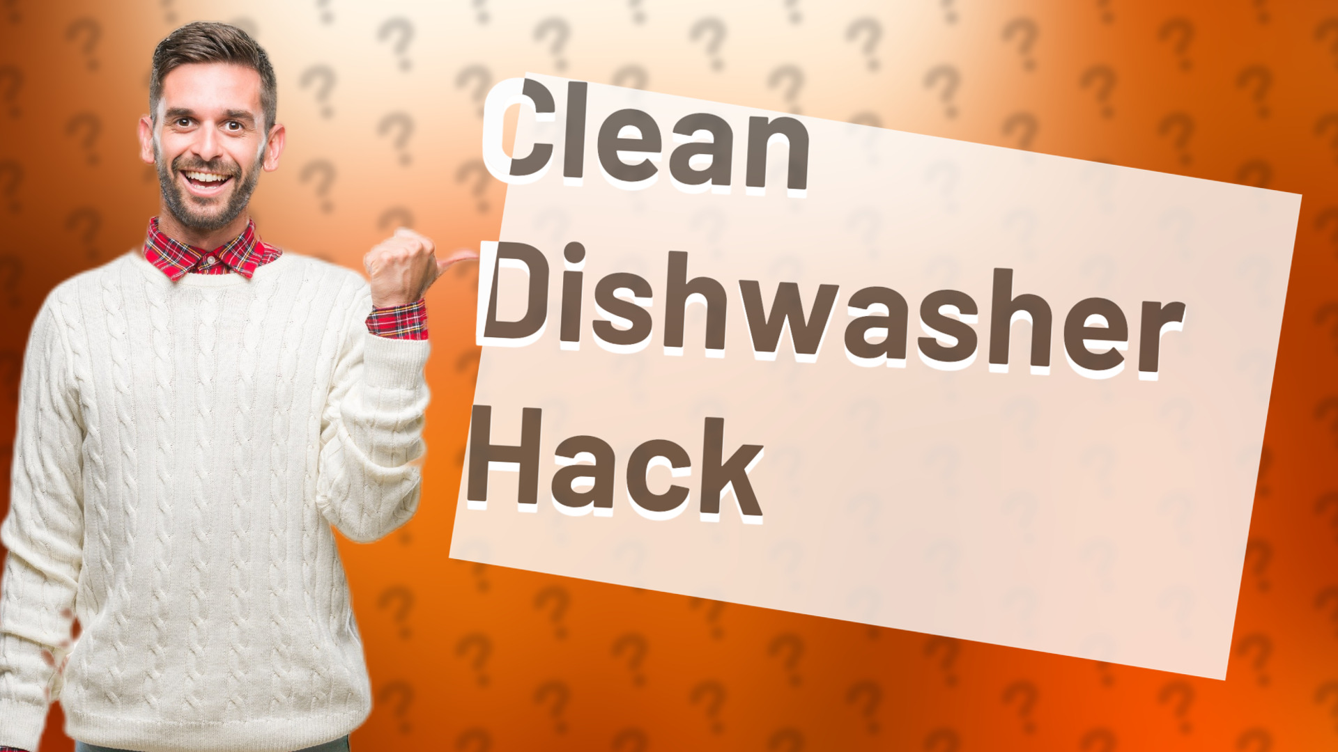 Clean Dishwasher Hack