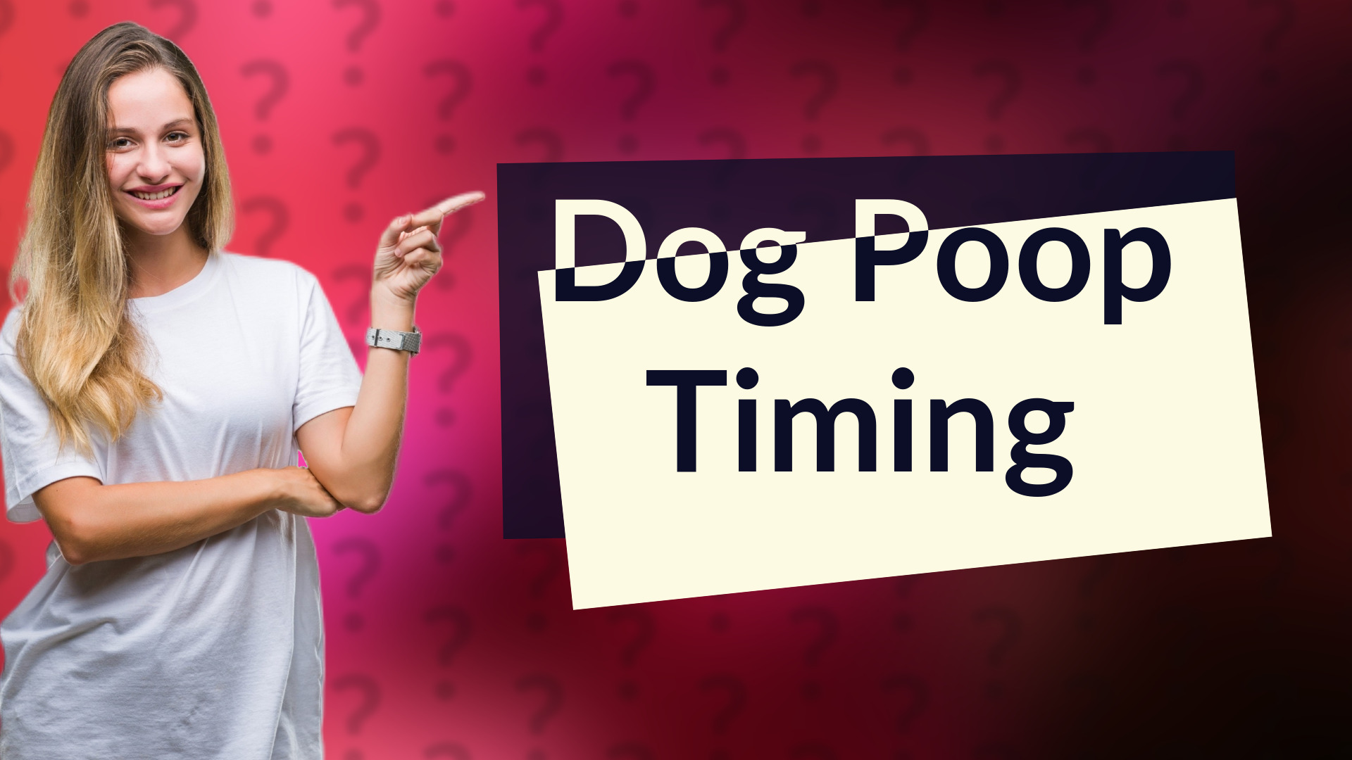 Dog Poop Timing