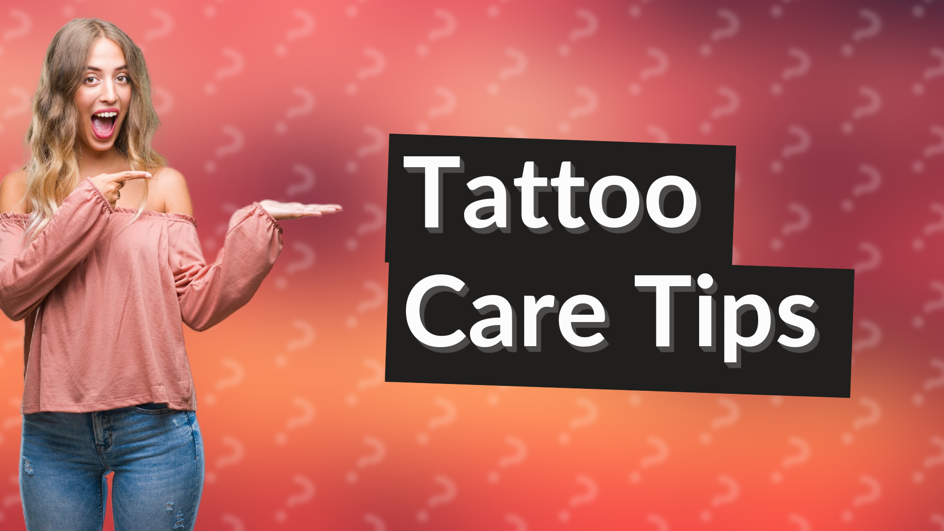 Tattoo Care Tips