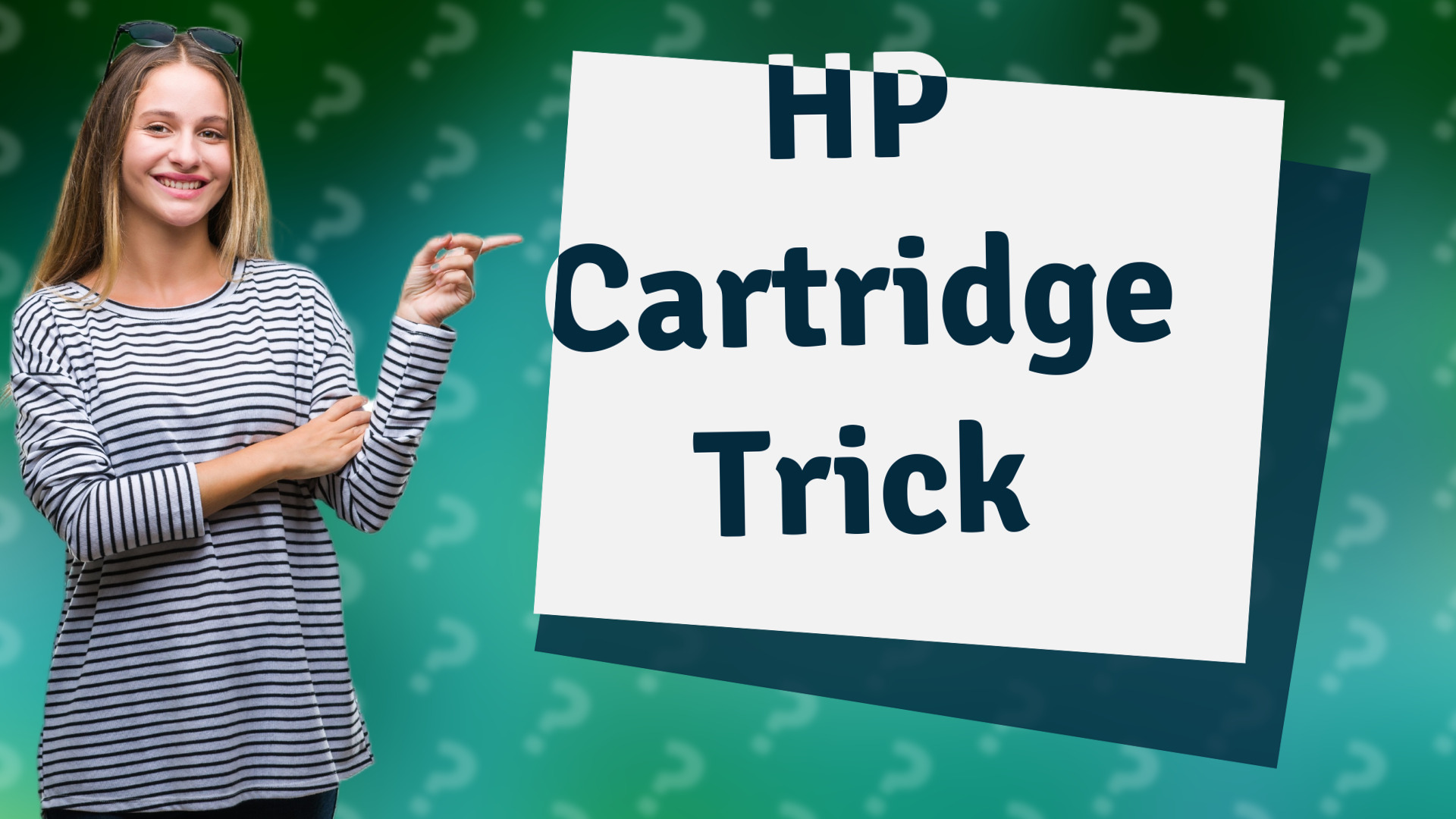 HP Cartridge Trick