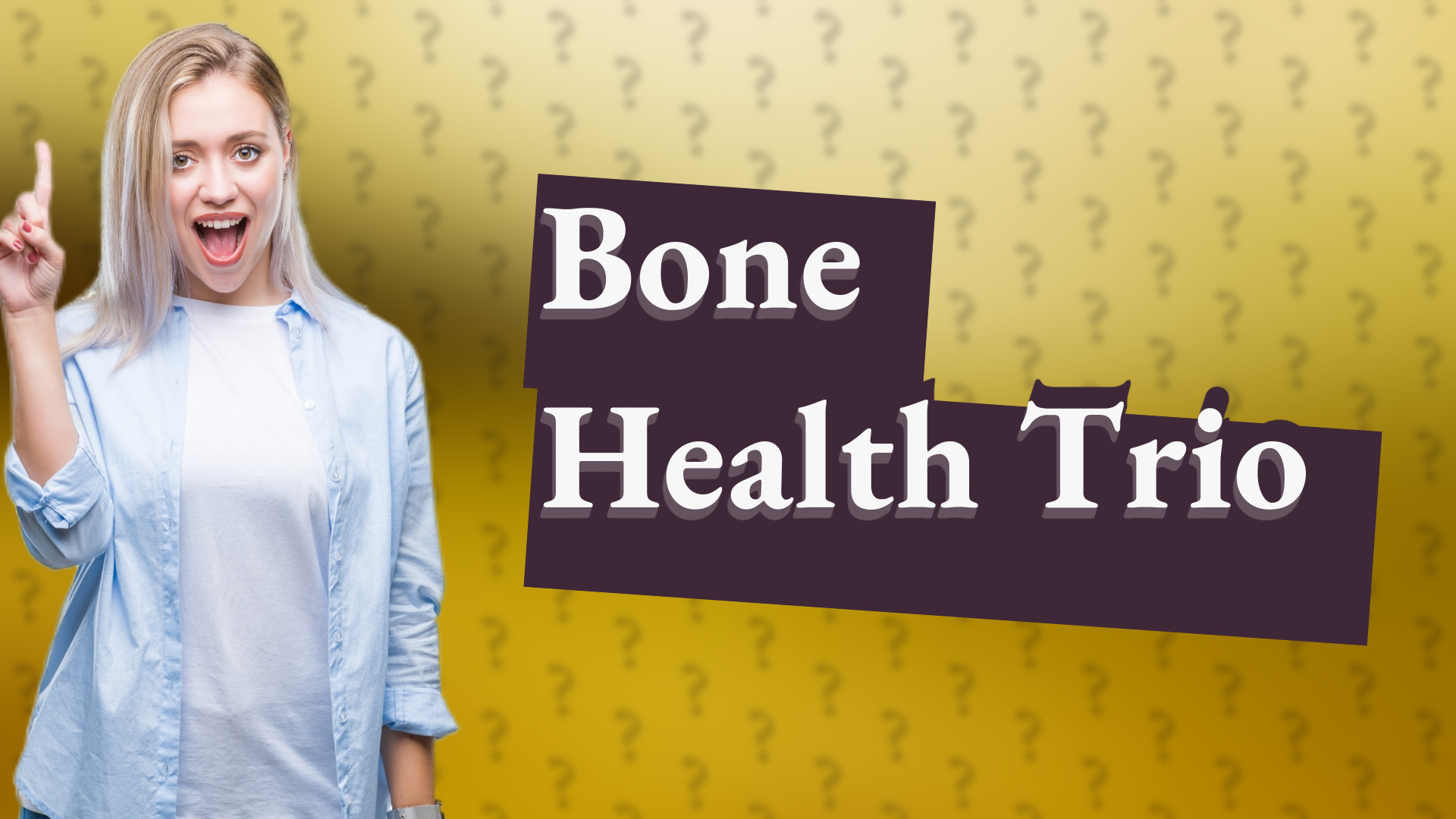 Bone Health Trio