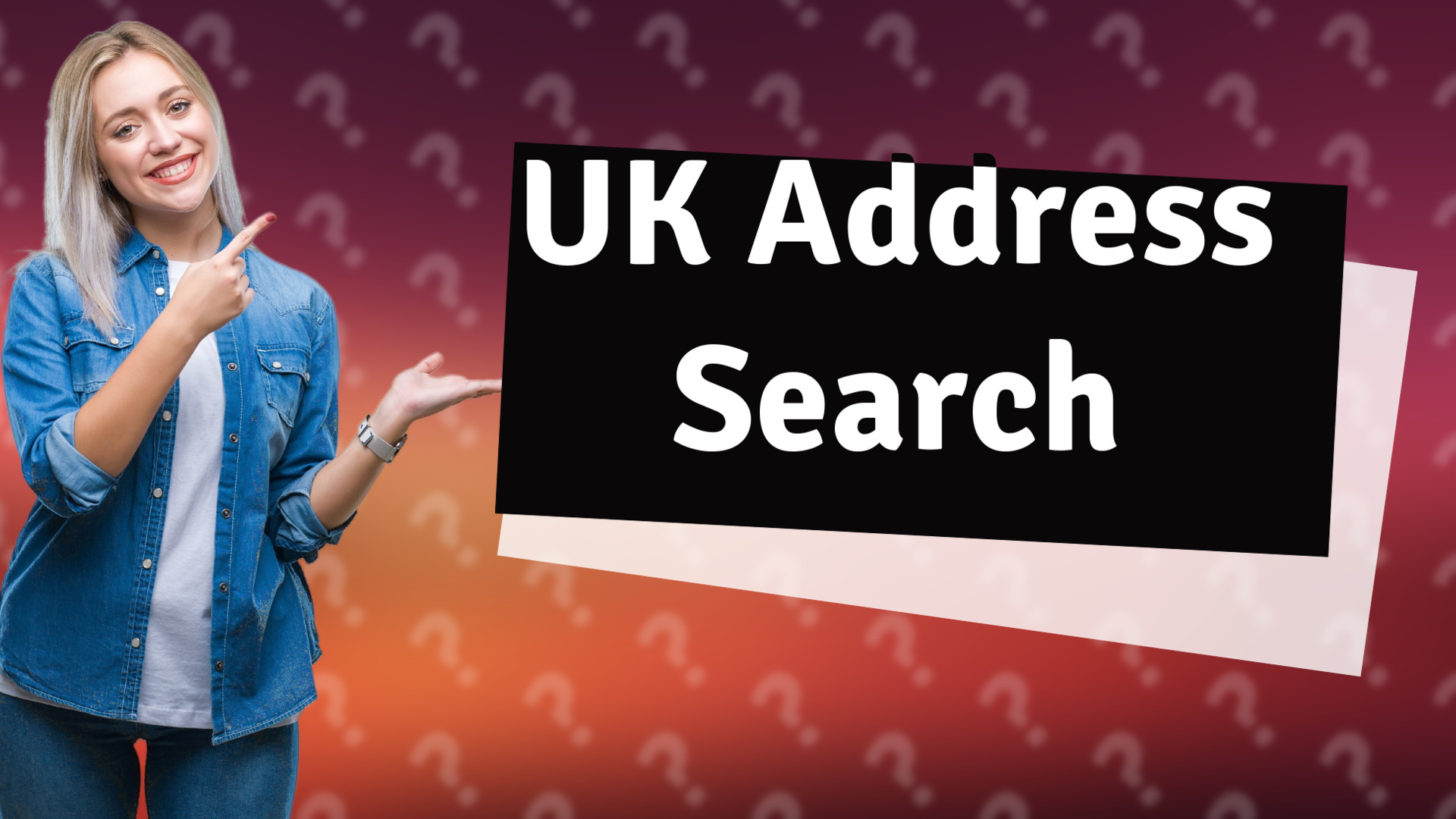 UK Address Search